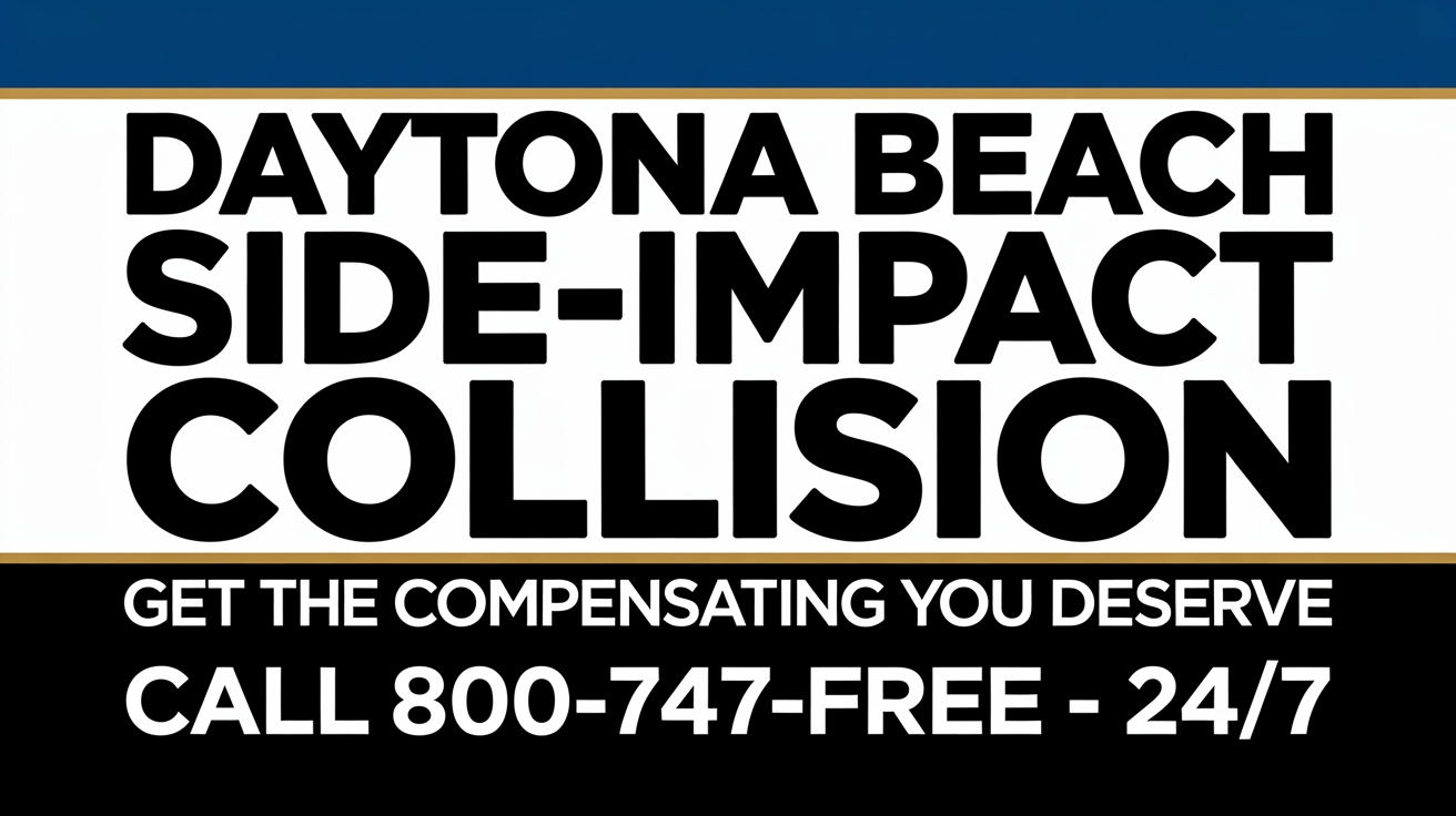 Abogado de colisiones por impacto lateral en Daytona Beach