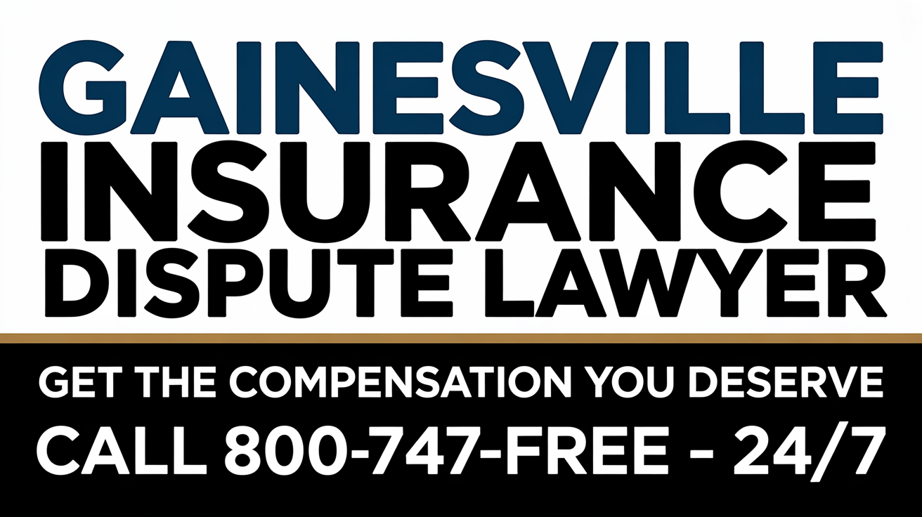 Gainesville Insurance Dispute Injury Lawyer