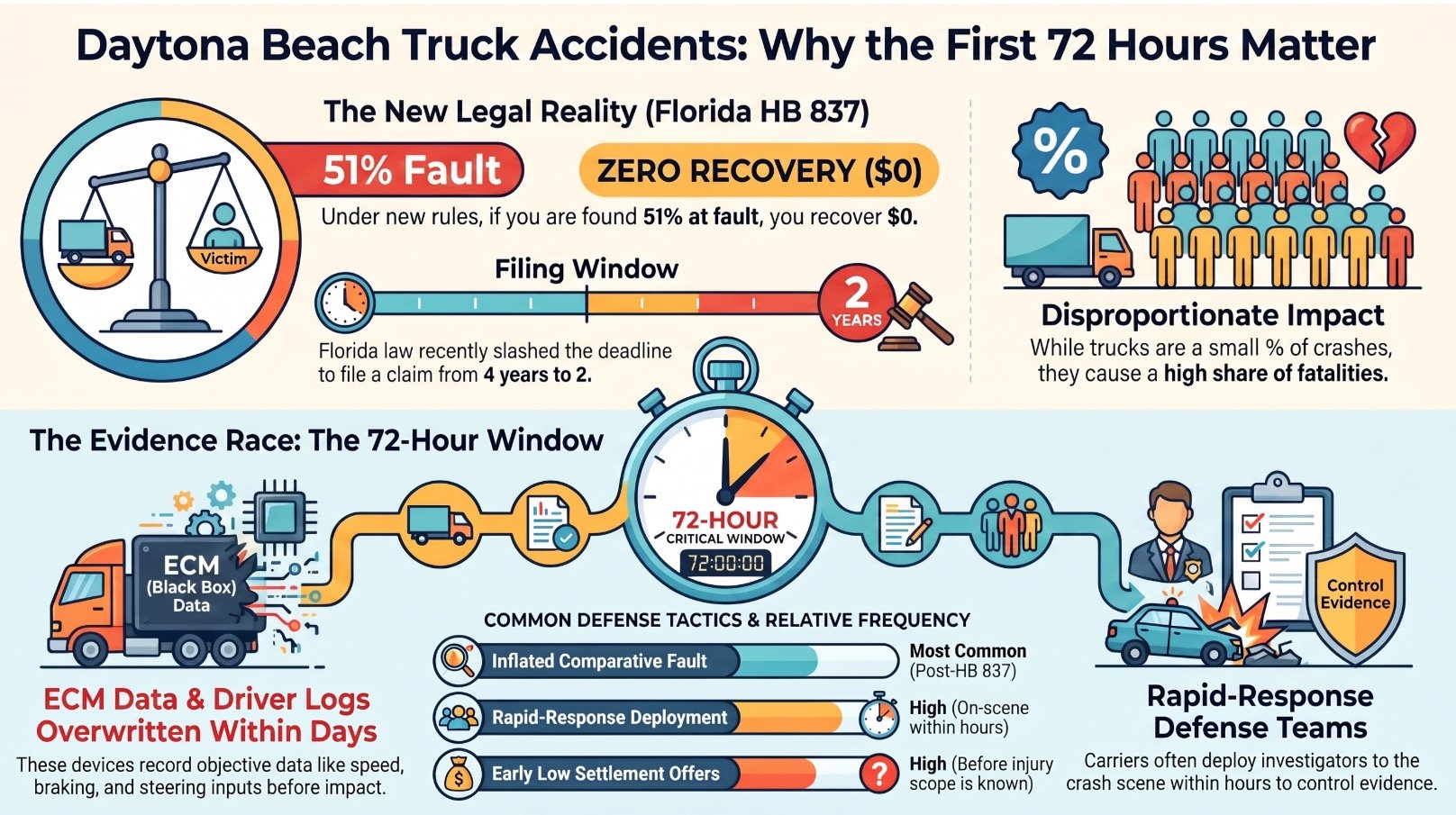 Daytona Beach Truck Accident Lawyer