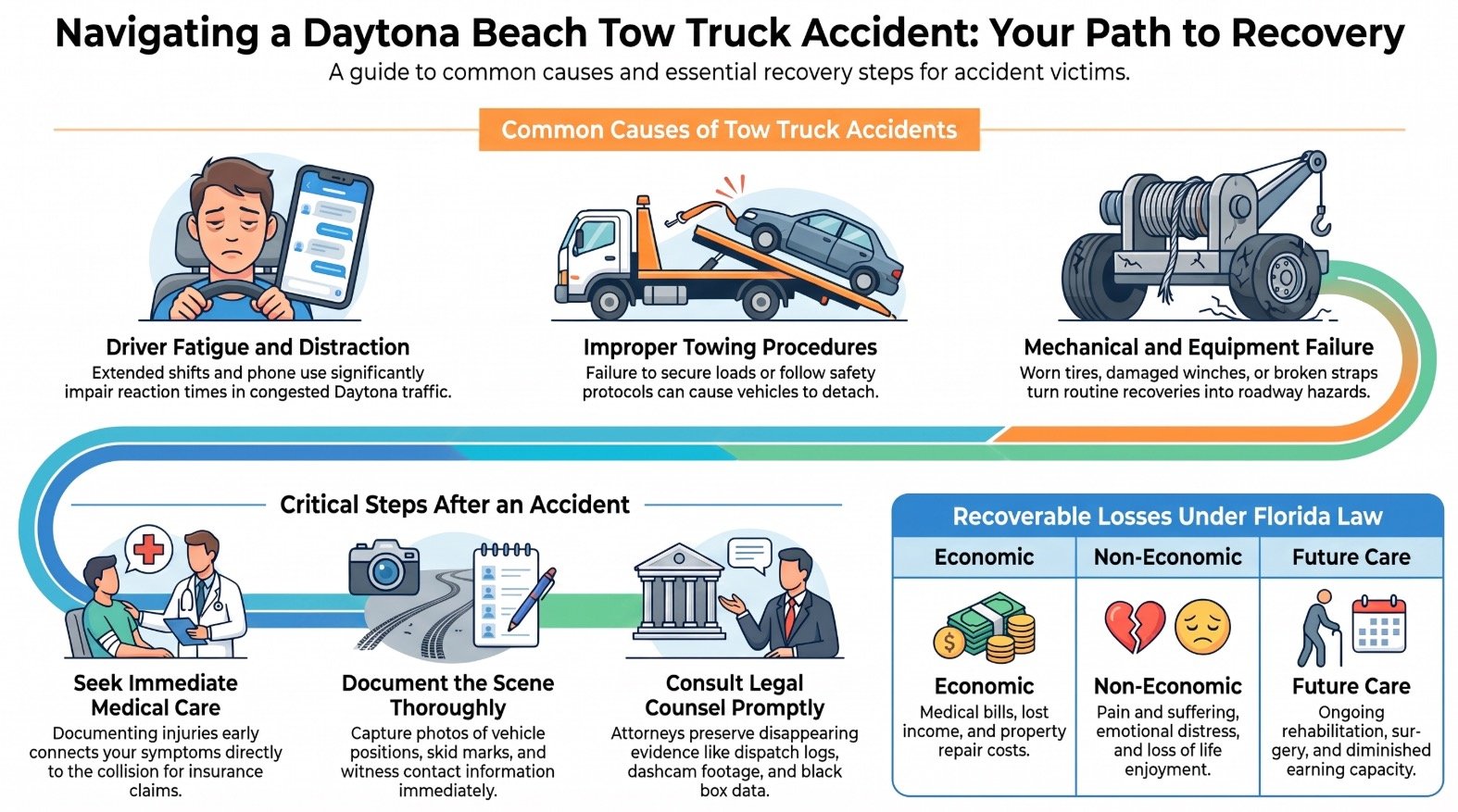 Daytona Beach Tow Truck Accident Lawyer