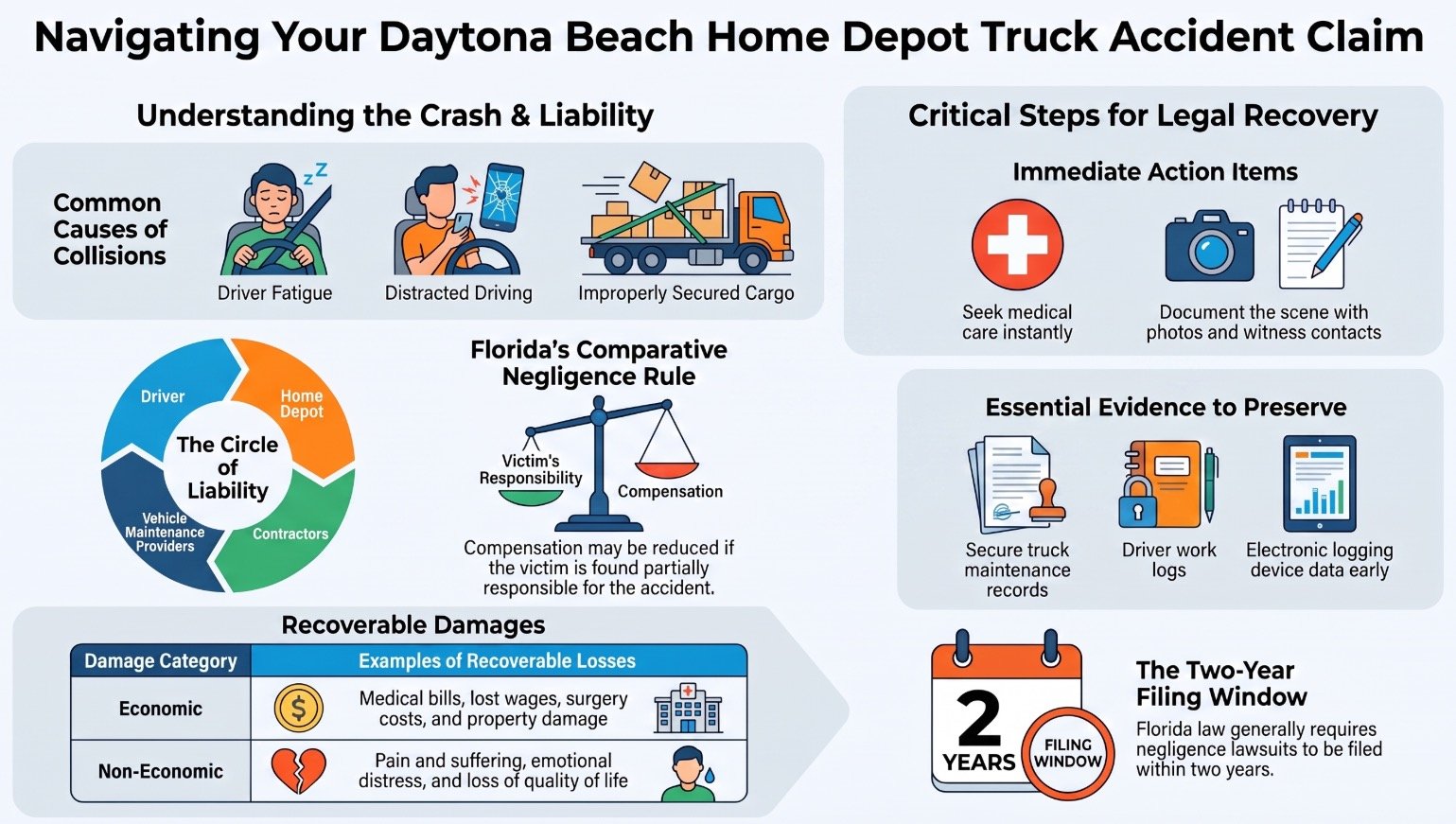 Daytona Beach Home Depot Truck Accident Lawyer