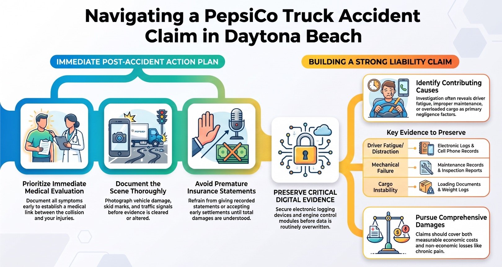 Daytona Beach PepsiCo Truck Accident Lawyer