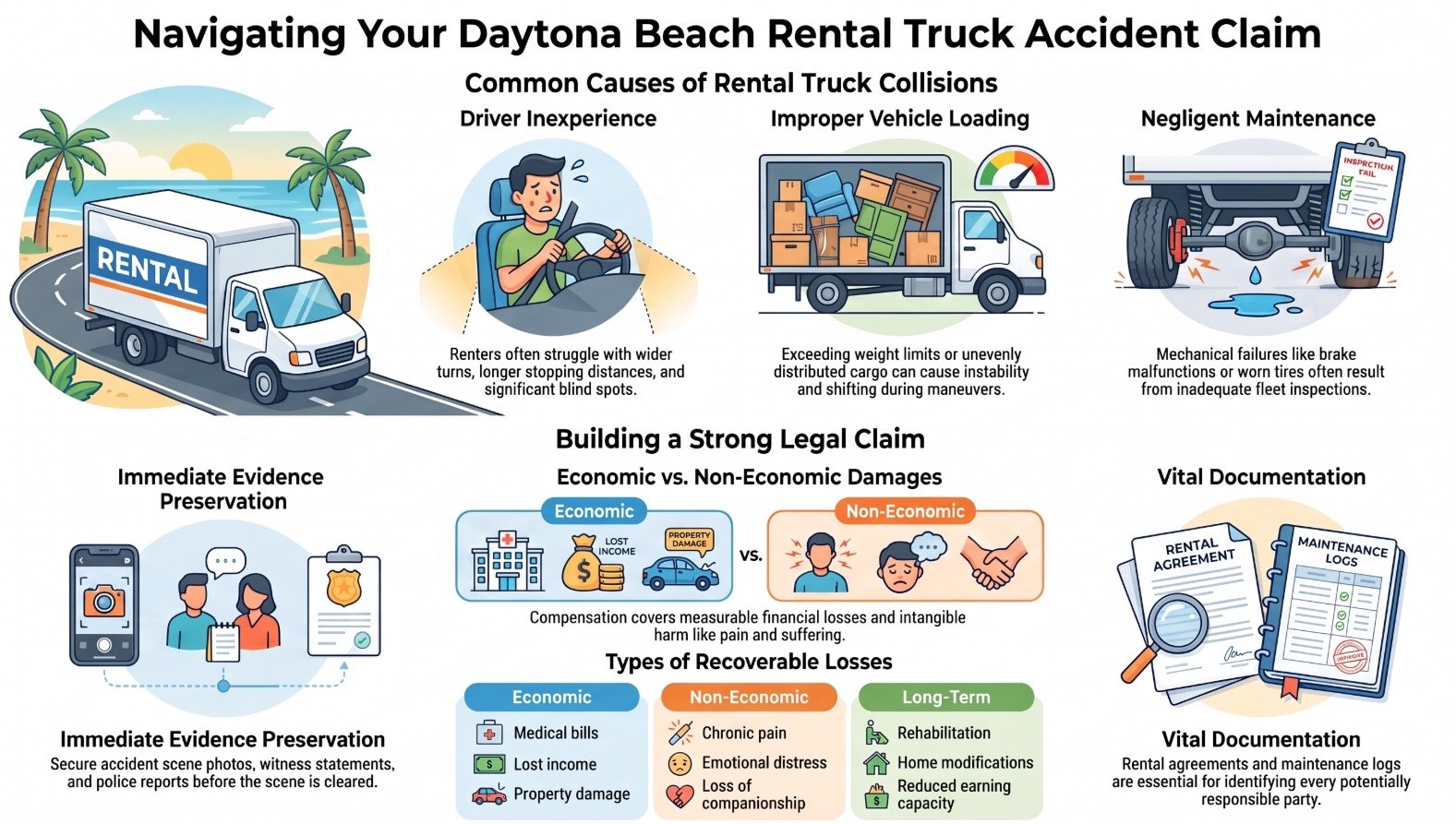 Daytona Beach Rental Truck Accident Lawyer