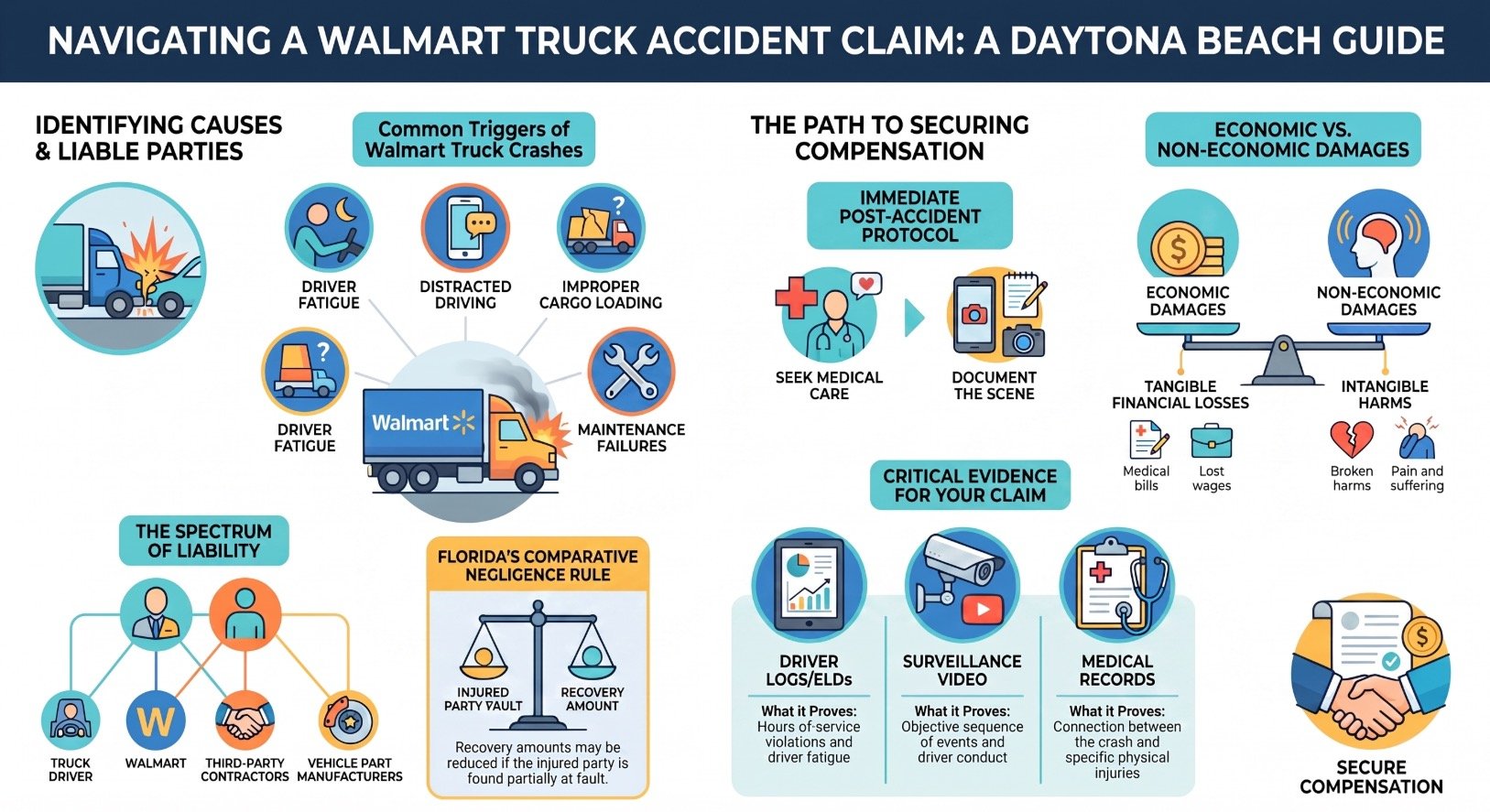 Daytona Beach Walmart Truck Accident Lawyer