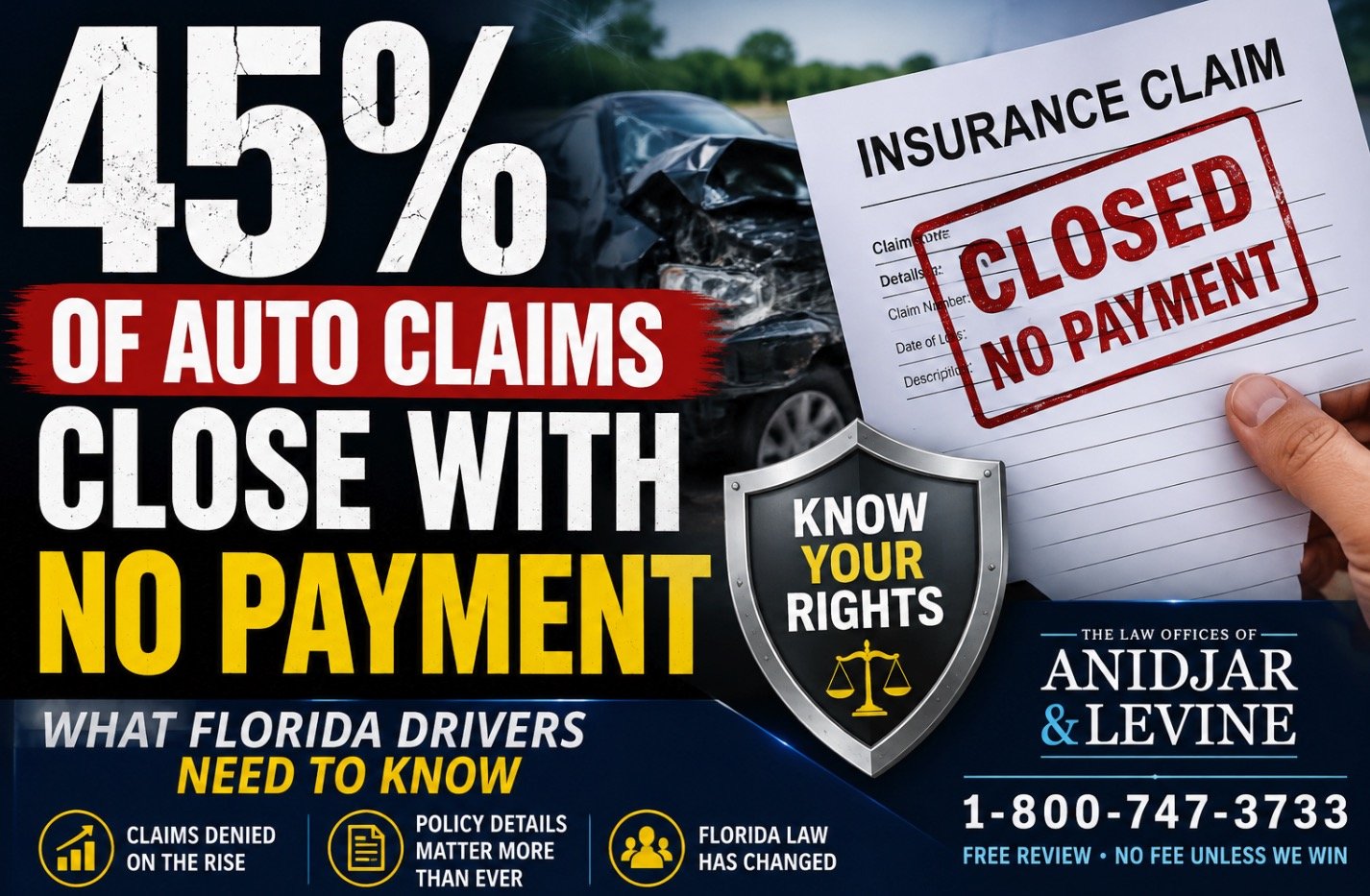 Florida Car Insurance Claim Denials: Are Auto Insurers Paying Less Than They Used To?