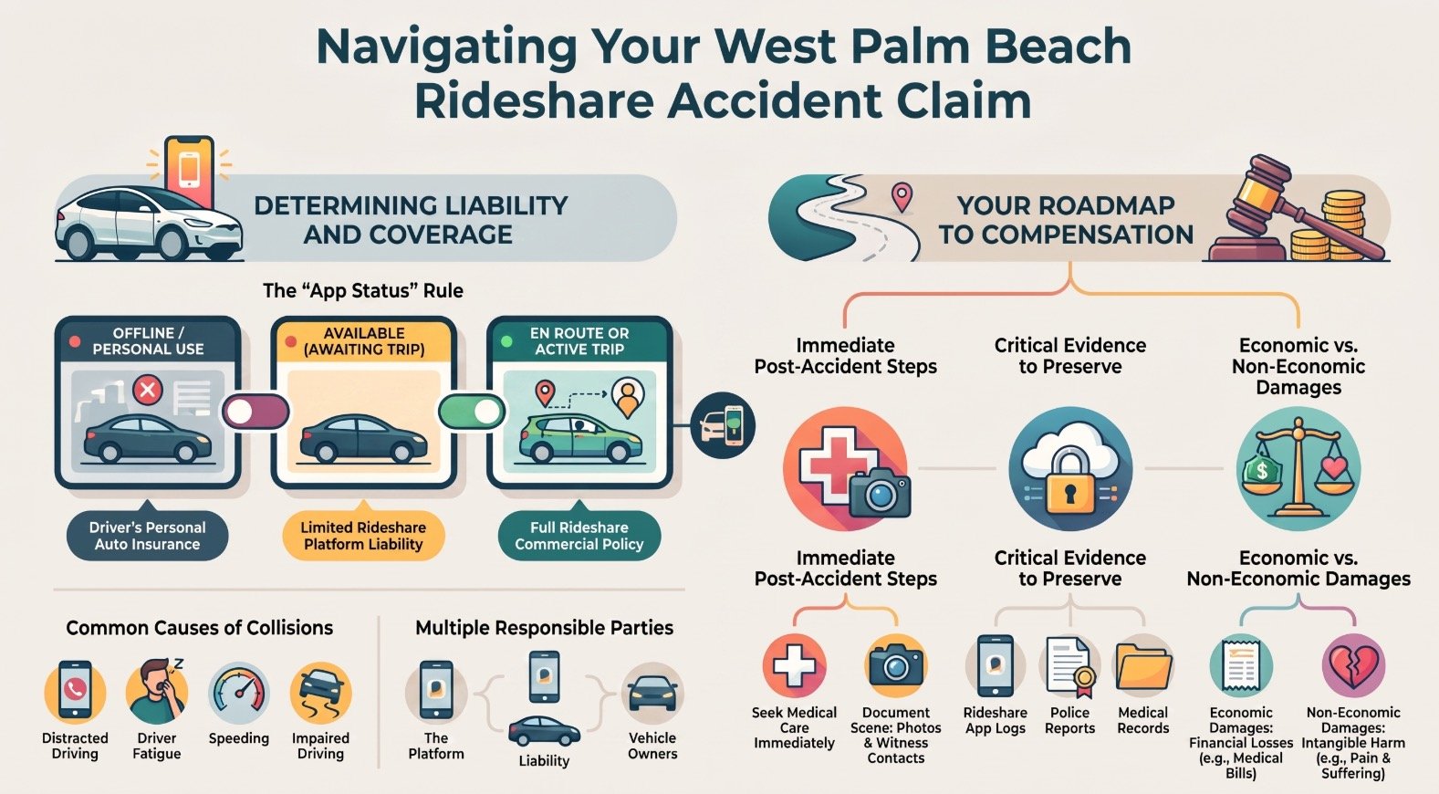 West Palm Beach Rideshare Accident Lawyer
