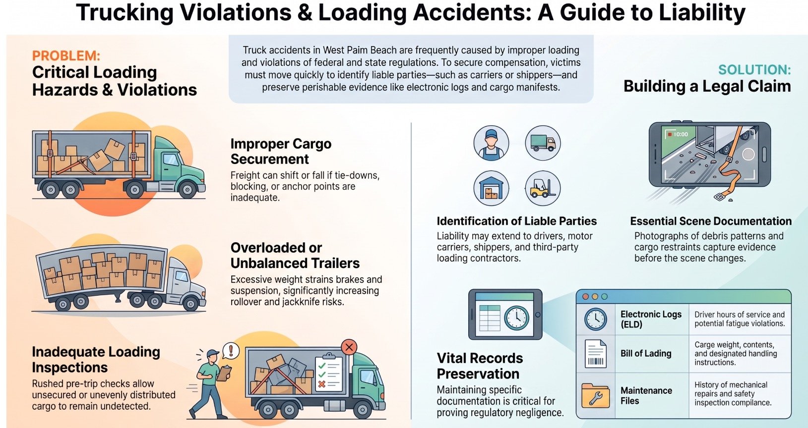 West Palm Beach Truck Accident Trucking Regulations & Loading Lawyer