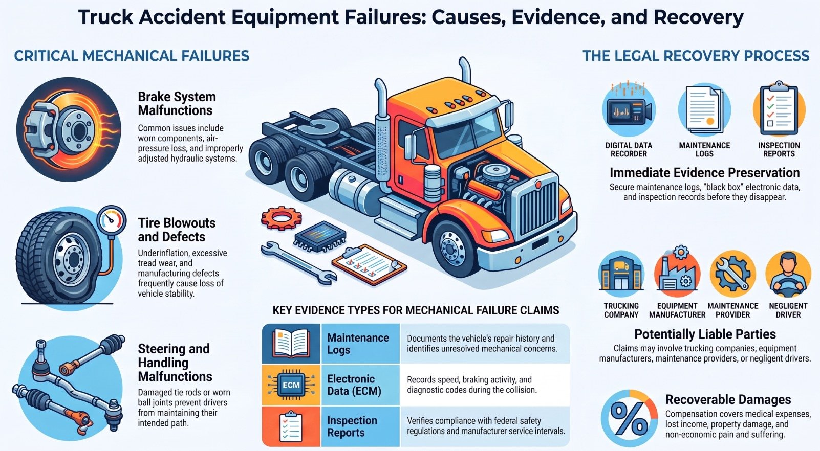 West Palm Beach Truck Accident Equipment Failures Lawyer