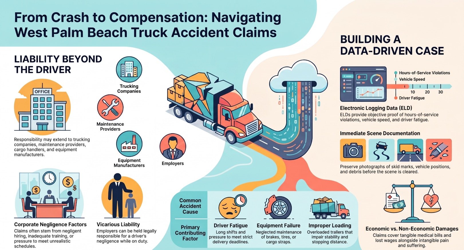 West Palm Beach Truck Accident Companies & Brands Lawyer