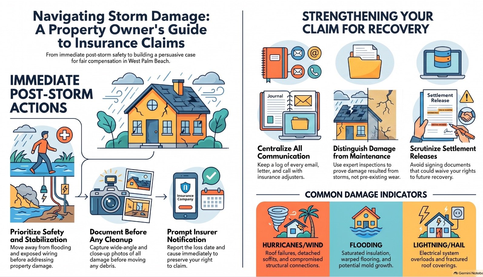 West Palm Beach Property Claim Storm & Weather Damage Lawyer