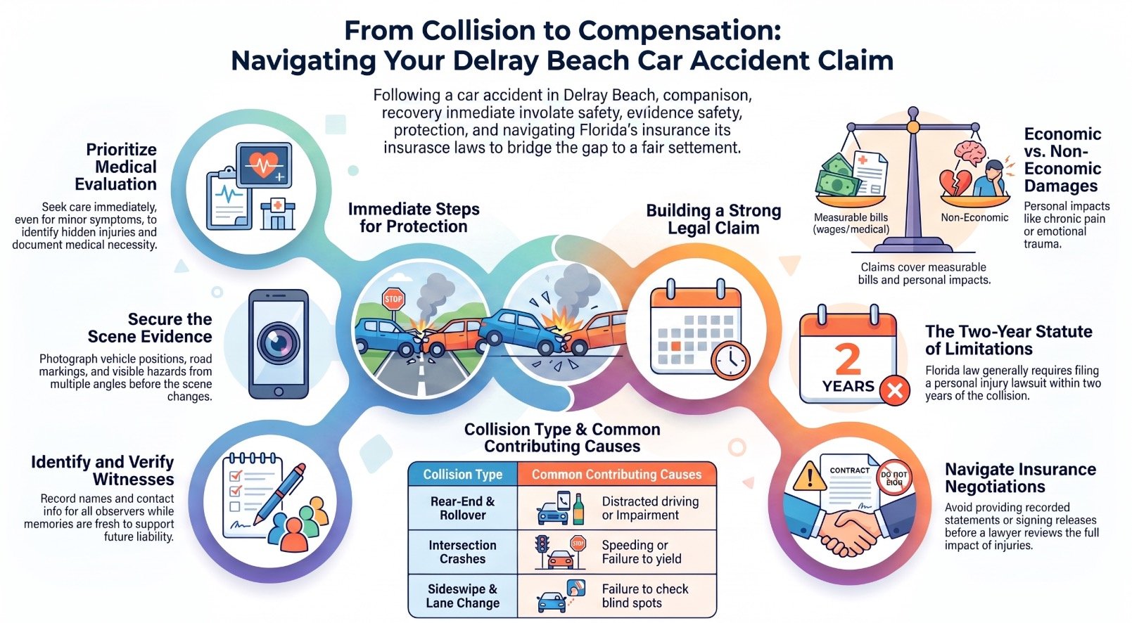 Delray Beach Car Accident Collision Types Lawyer