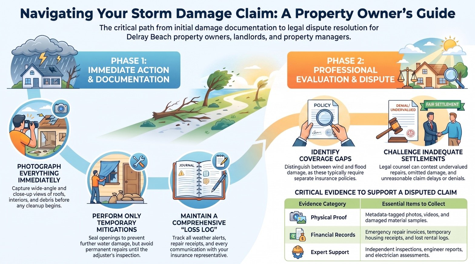 Delray Beach Property Claim Storm & Weather Damage Lawyer