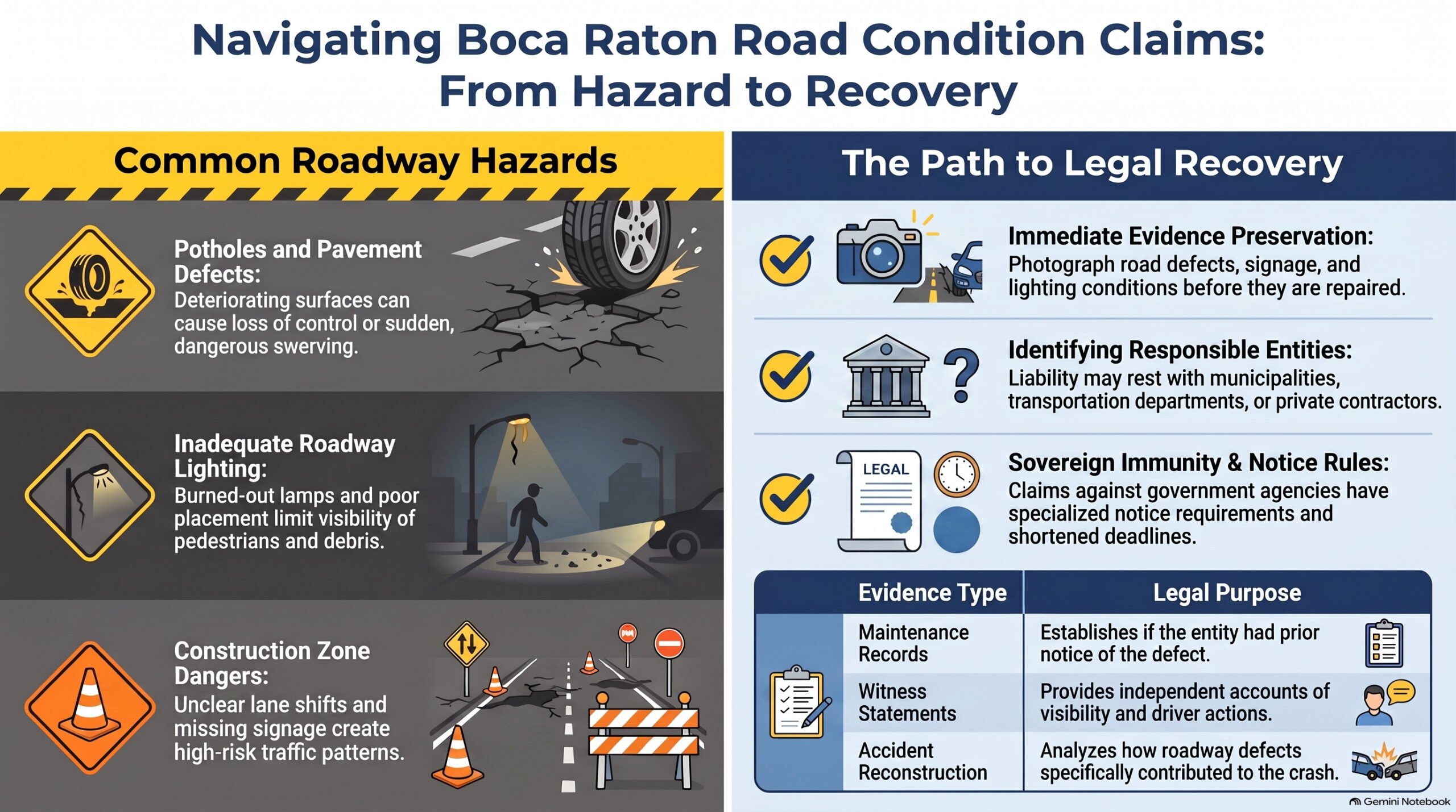 Boca Raton Road Claims Guide