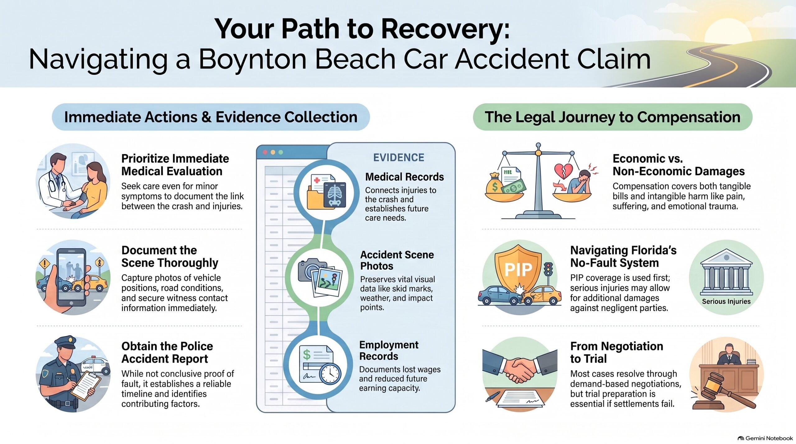 Car Accident Claim Recovery Path