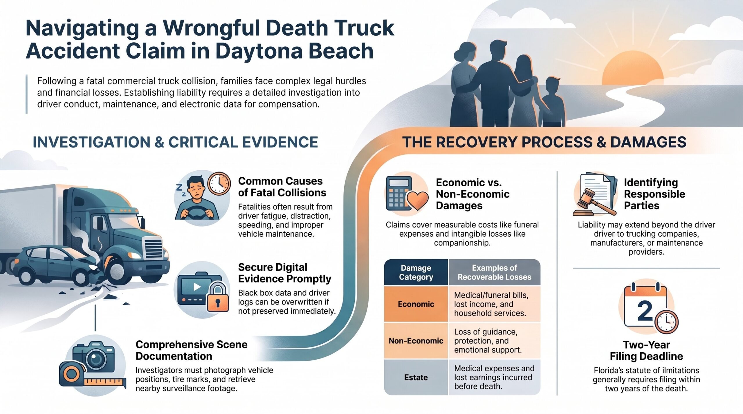 Daytona Truck Accident Claim Guide
