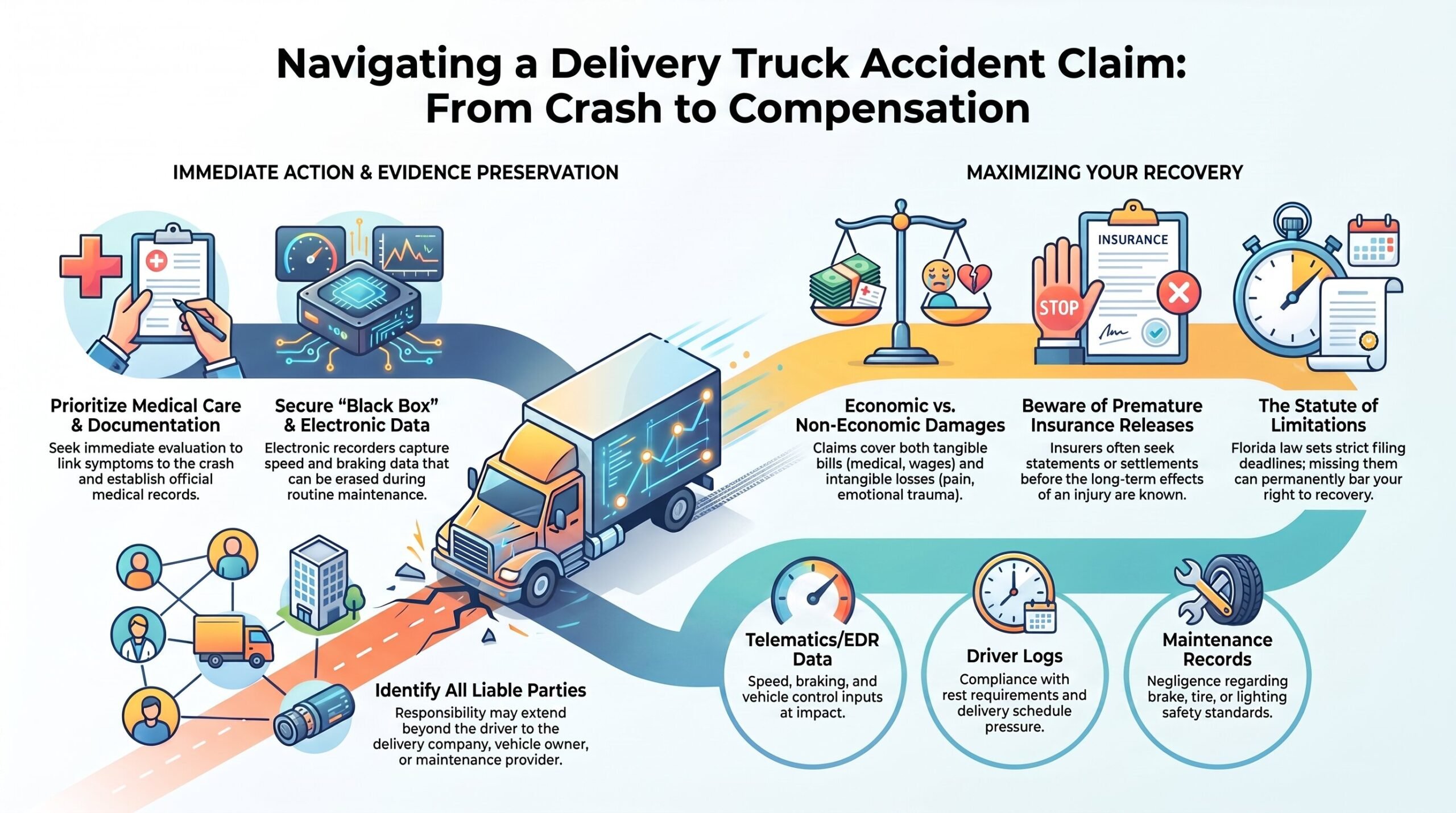 Delivery Truck Accident Claim Guide