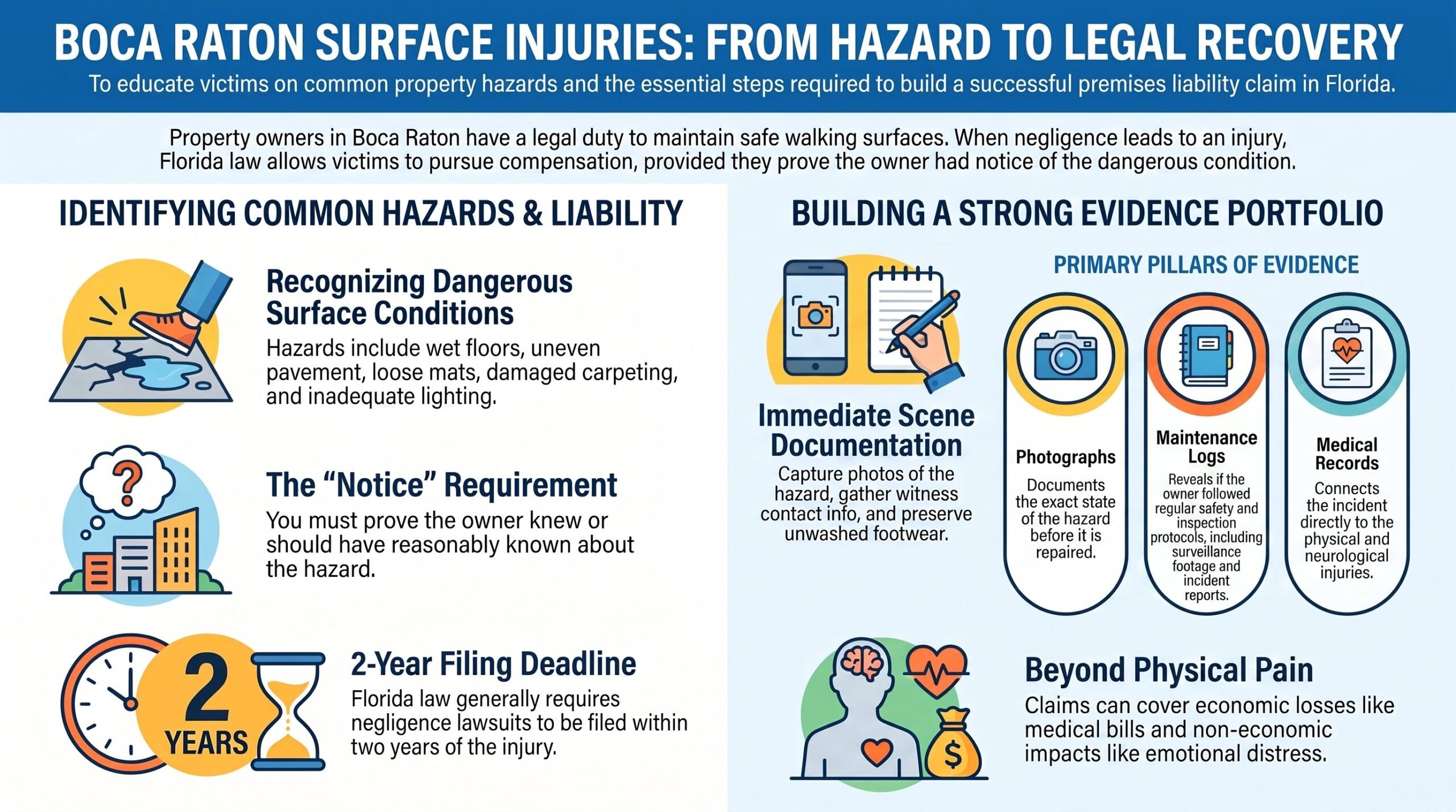 Florida Surface Injury Legal Guide