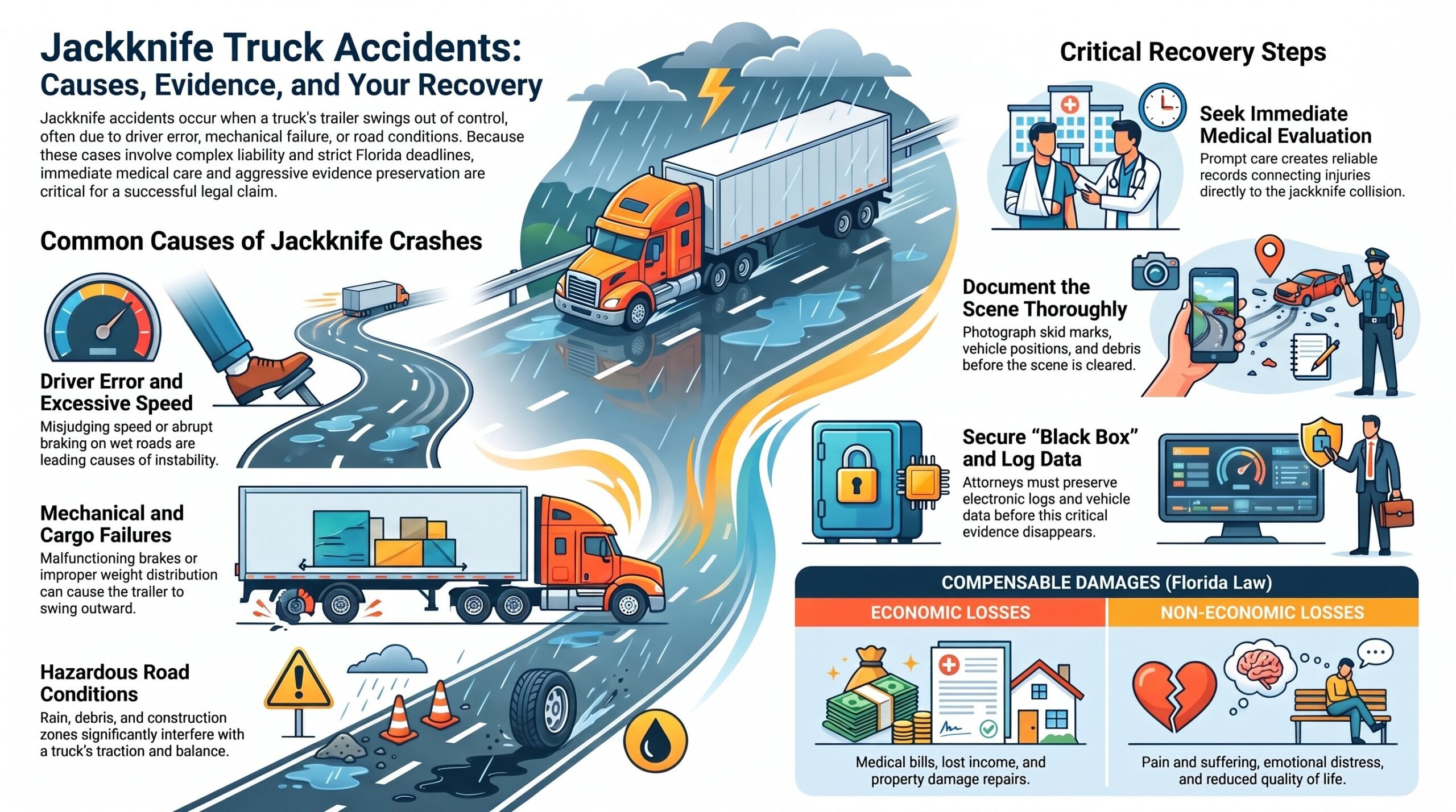 Jackknife Truck Accident Recovery Guide