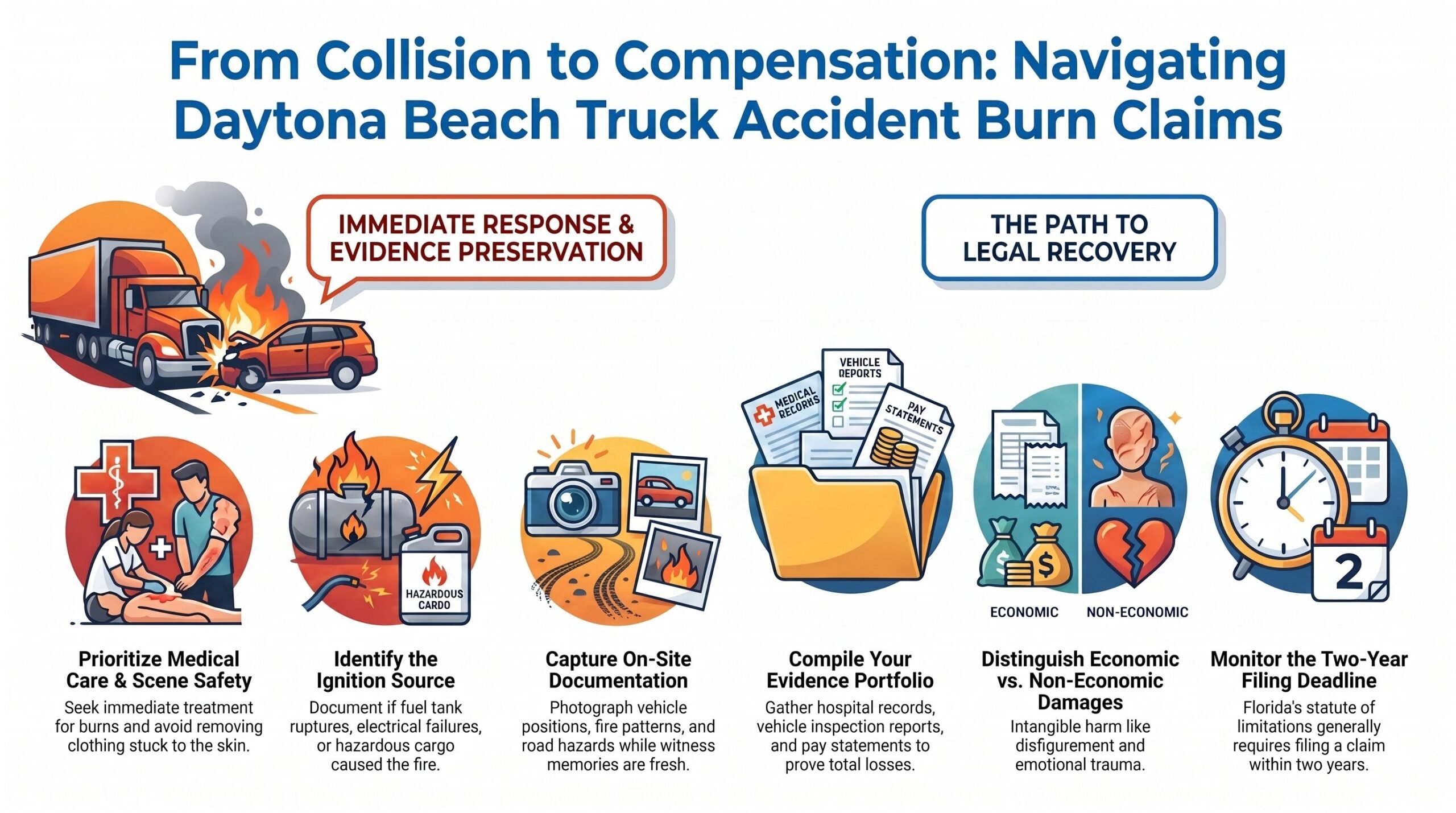 Navigating Truck Burn Injury Claims