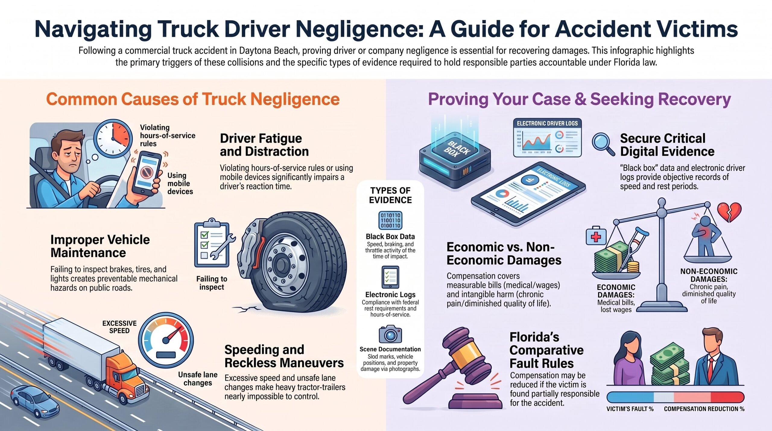 Navigating Truck Driver Negligence Guide