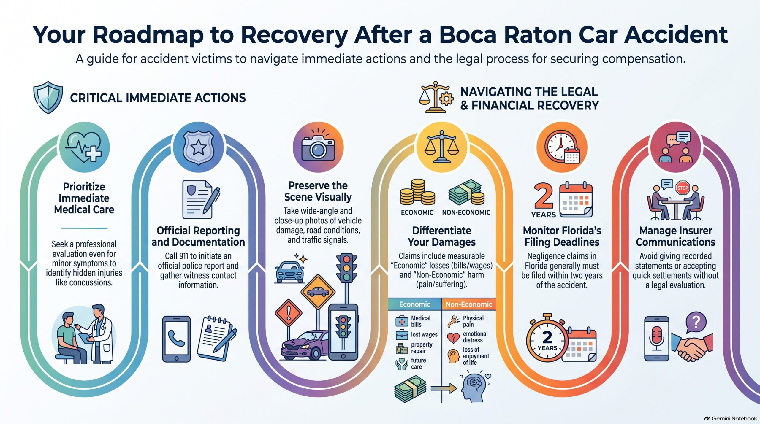 Post-Accident Legal Recovery Roadmap