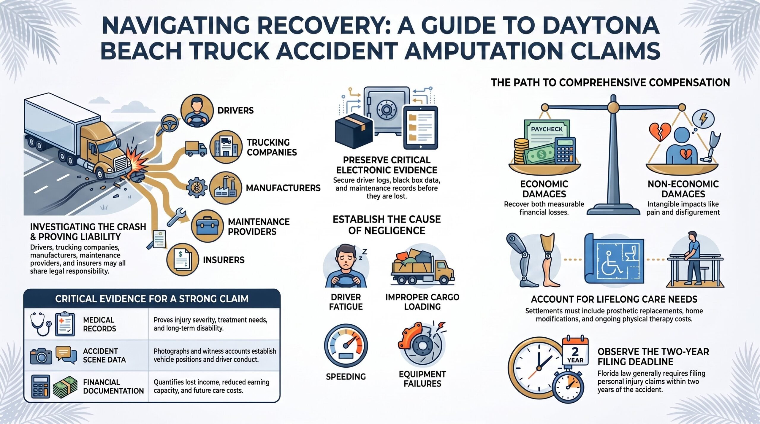 Truck Accident Amputation Claim Guide