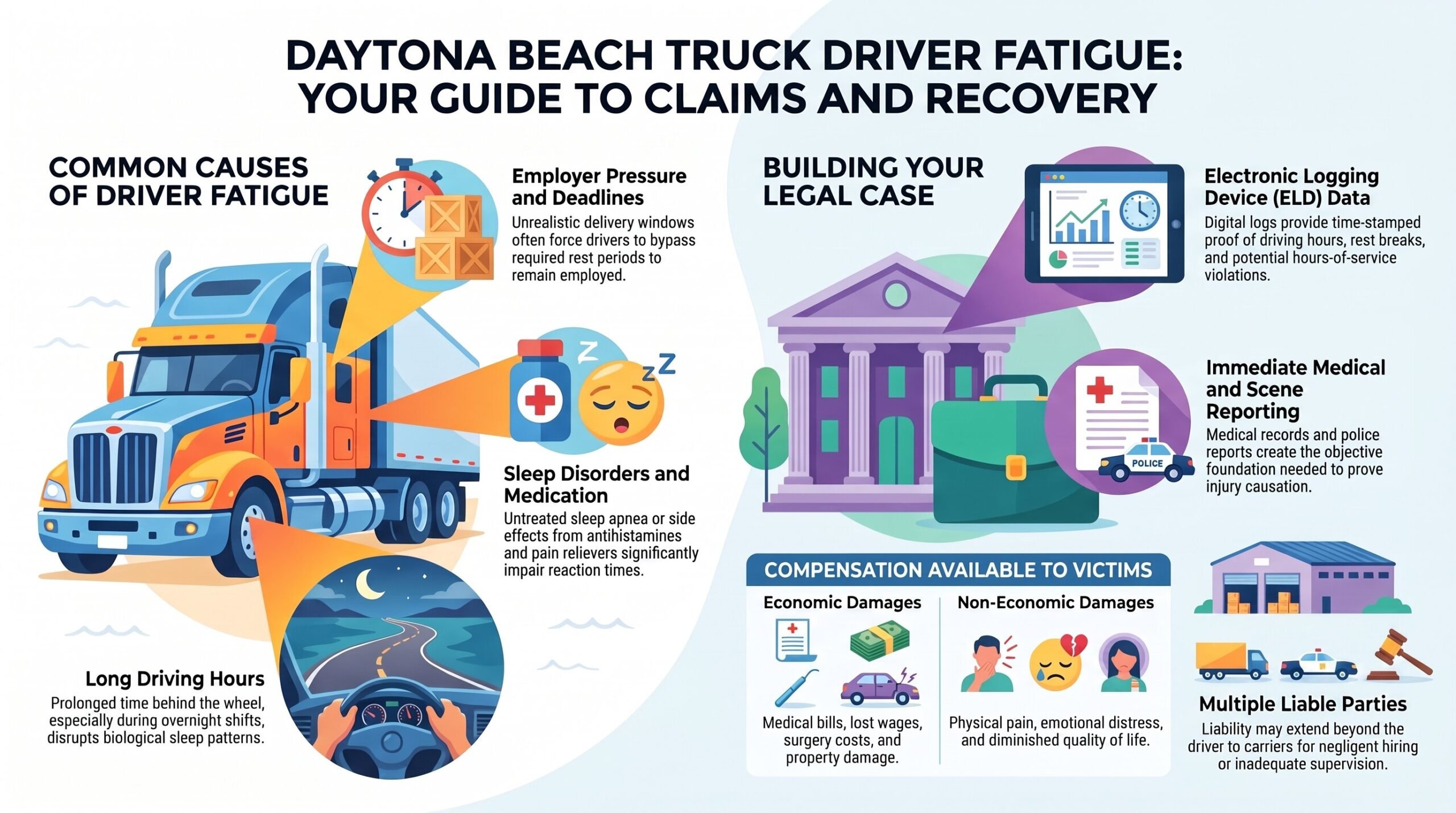Truck Driver Fatigue Claims Guide