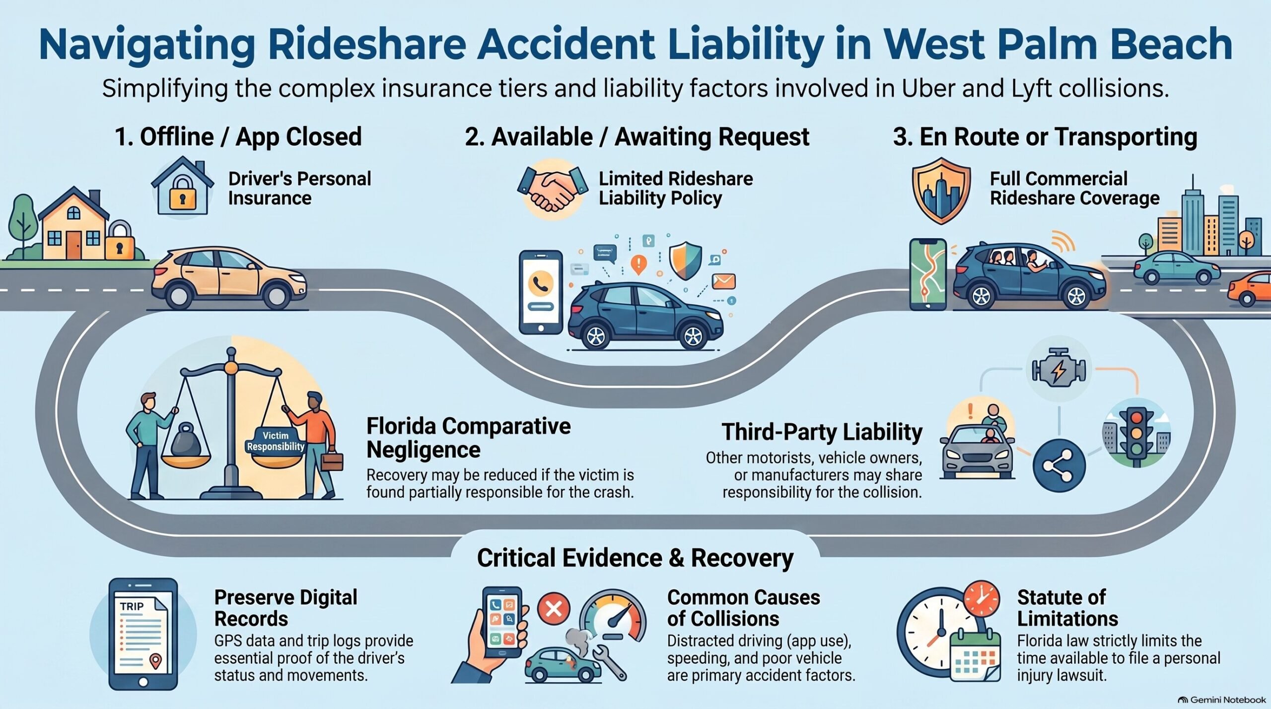 West Palm Beach Rideshare Liability