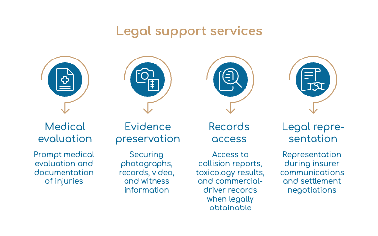 Servicios de apoyo legal