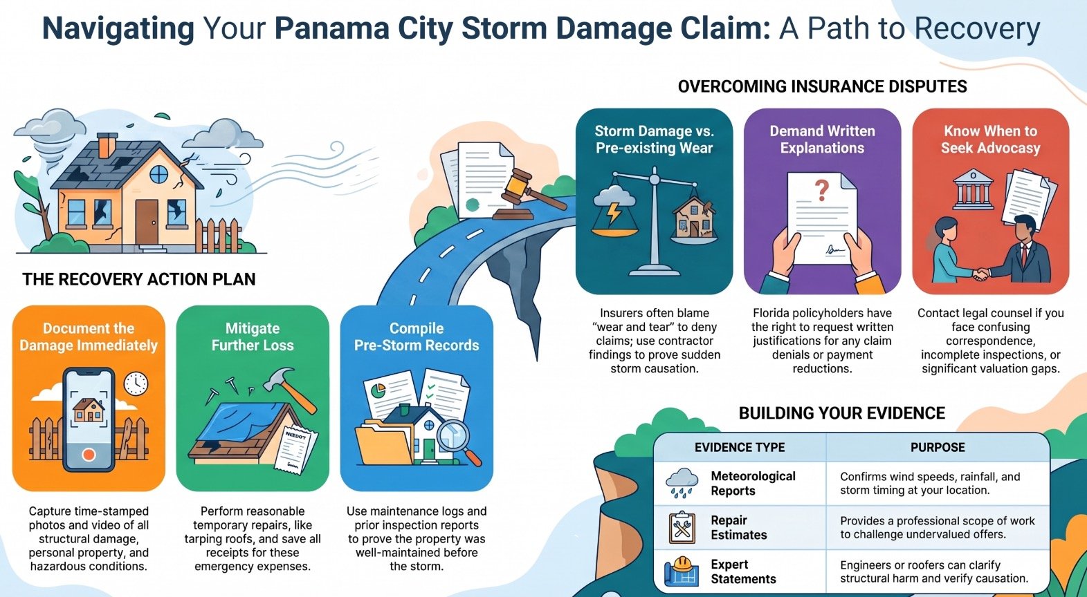 Panama City Storm & Weather Damage Property Claims Lawyer
