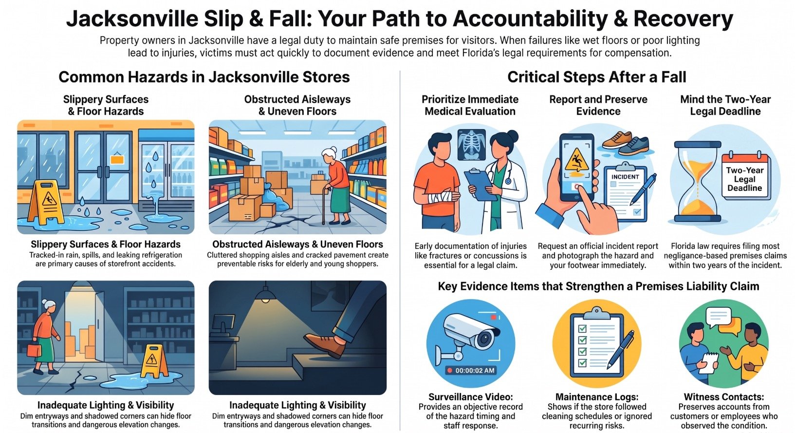 Jacksonville Slip & Fall Stores & Premises Lawyer