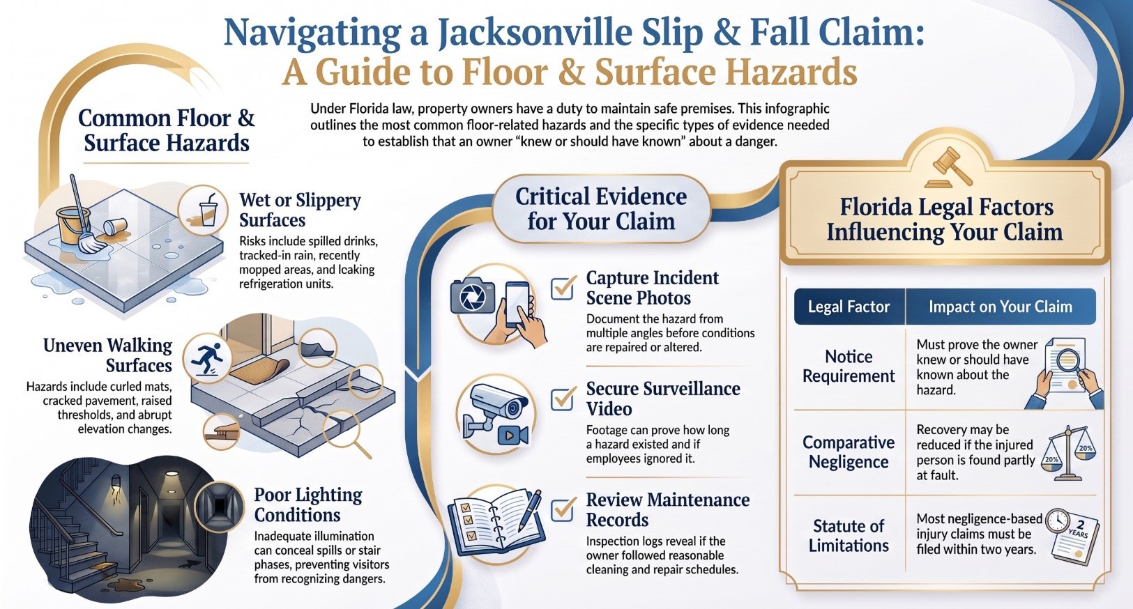 Jacksonville Slip & Fall Floor & Surface Lawyer