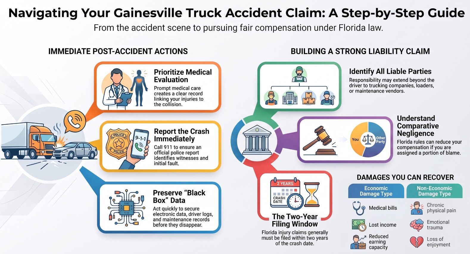 Gainesville Truck Accident Claims & Liability Lawyer