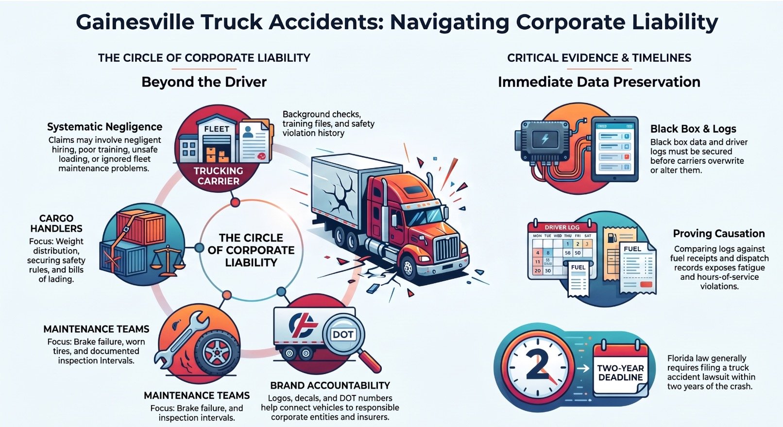 Gainesville Truck Accident Companies & Brands Lawyer