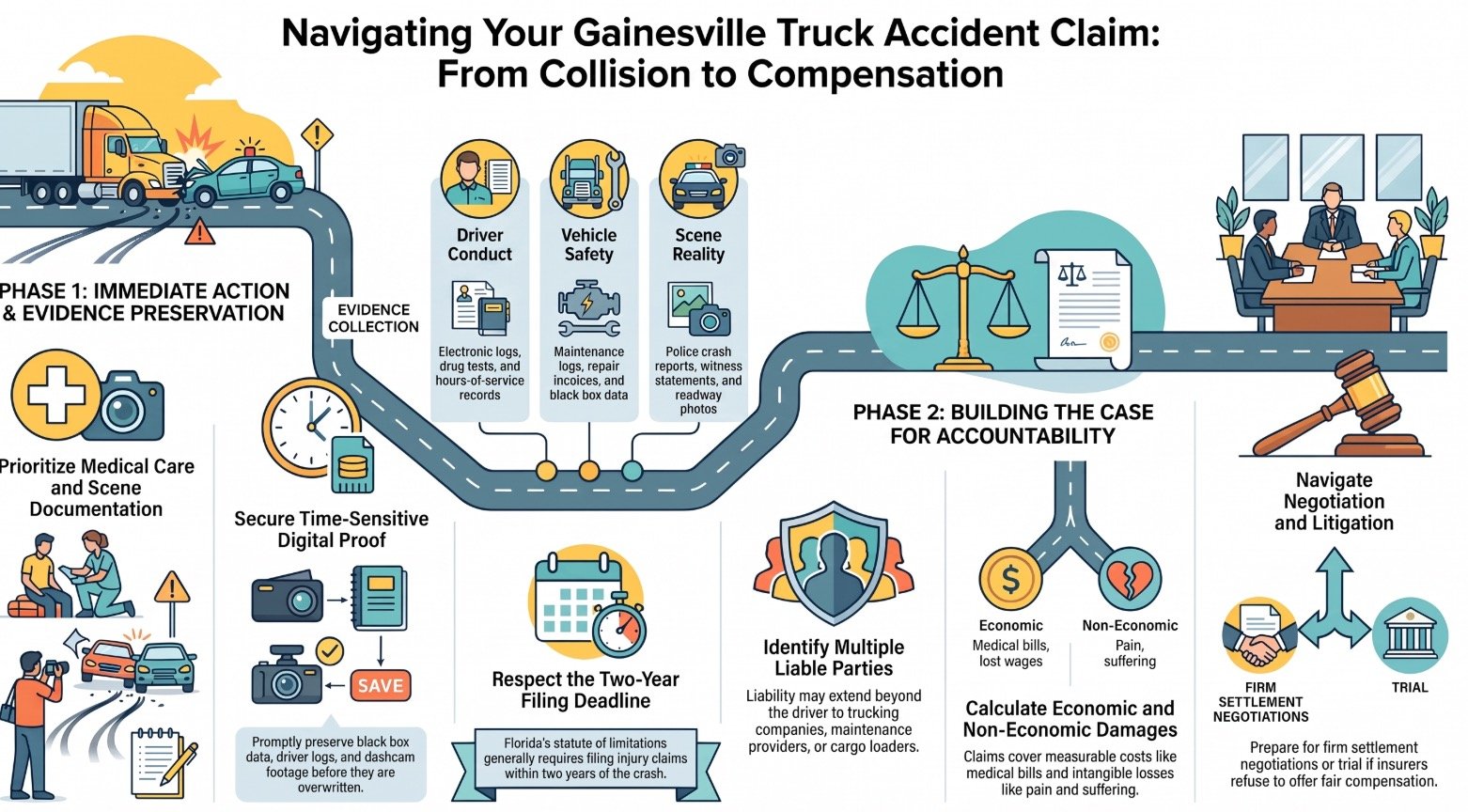 Gainesville Truck Accident Roads & Highways Lawyer
