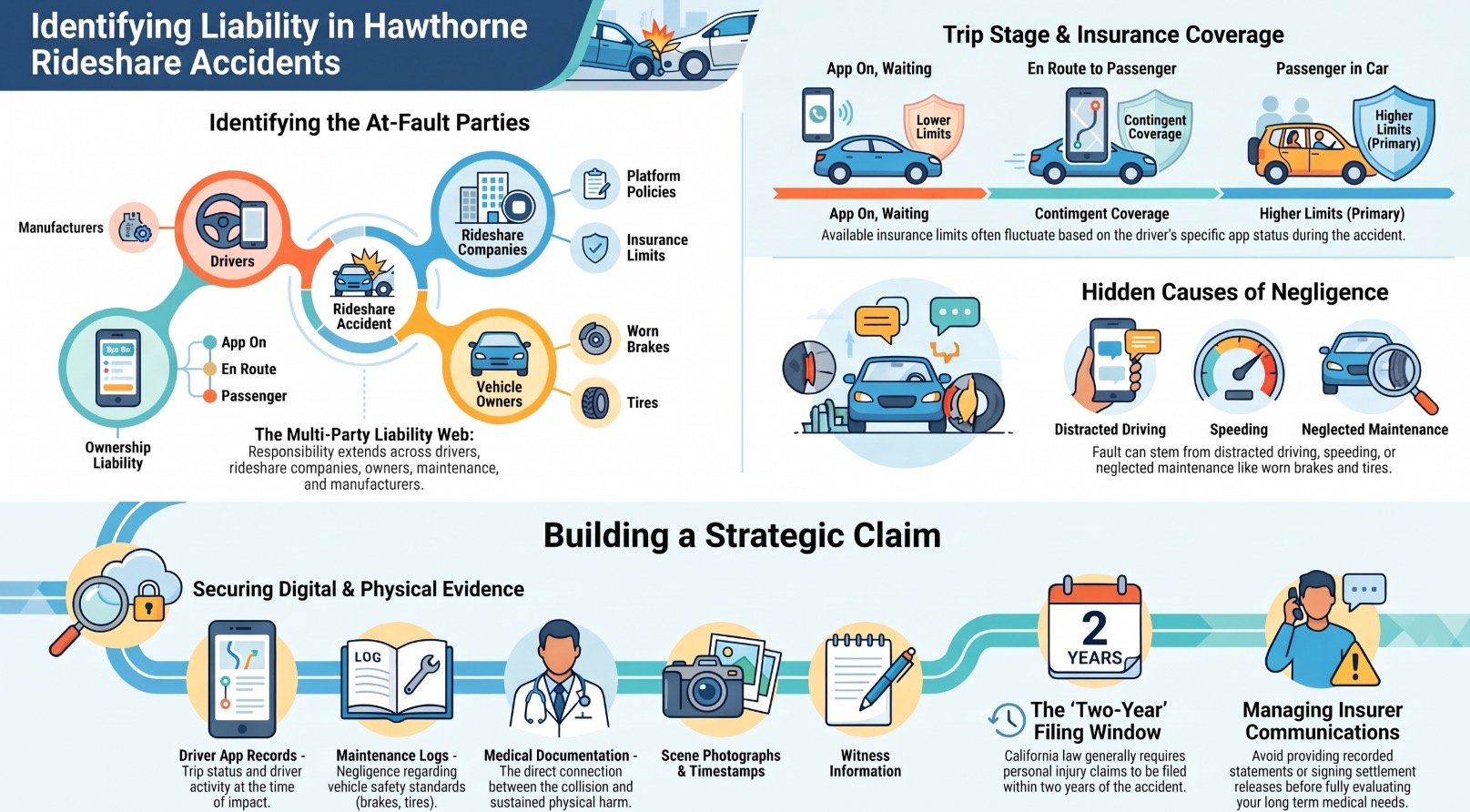 Abogado de Lesiones por Accidentes de Rideshare en Hawthorne