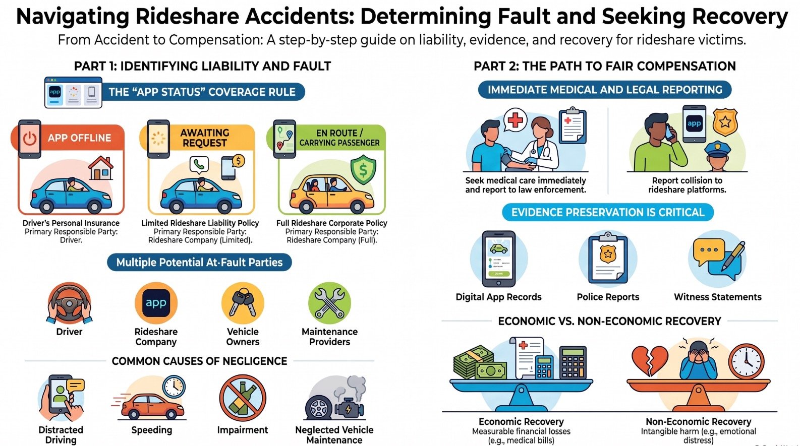 Fruit Cove Rideshare Accident At-Fault Parties Lawyer