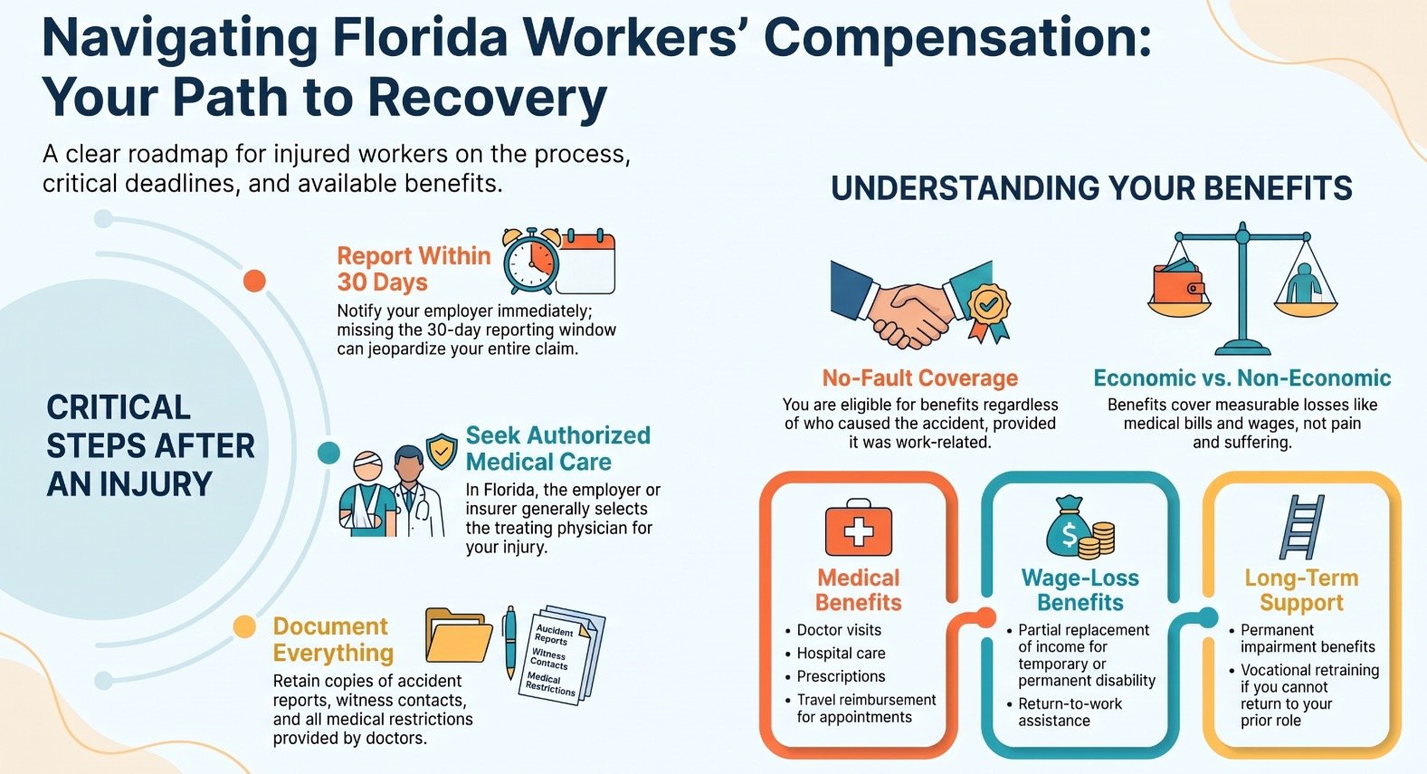 Florida Workers Comp Compensation, Damages & Process Injury Lawyer