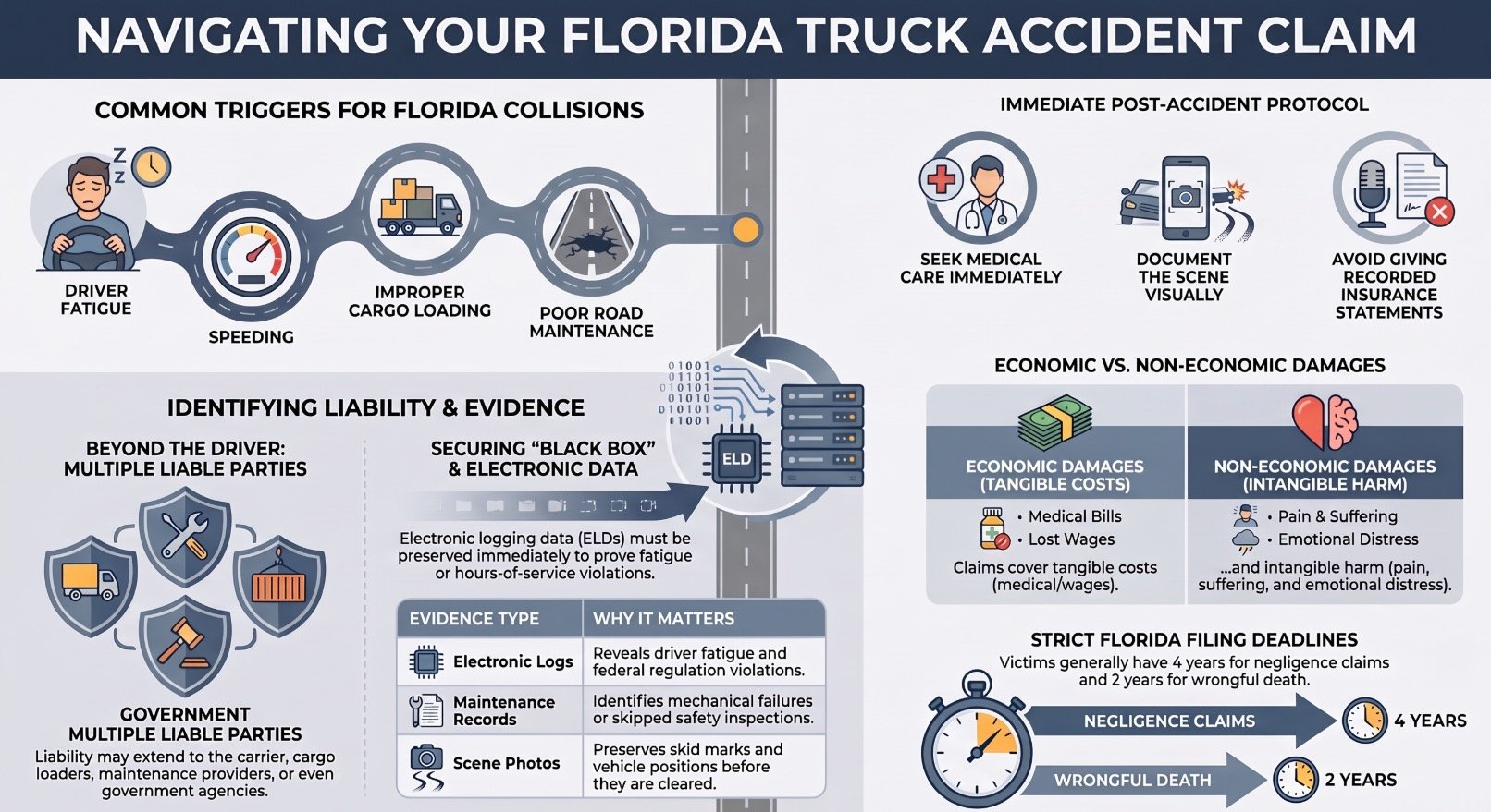 Florida Truck Accident Roads & Highways Lawyer