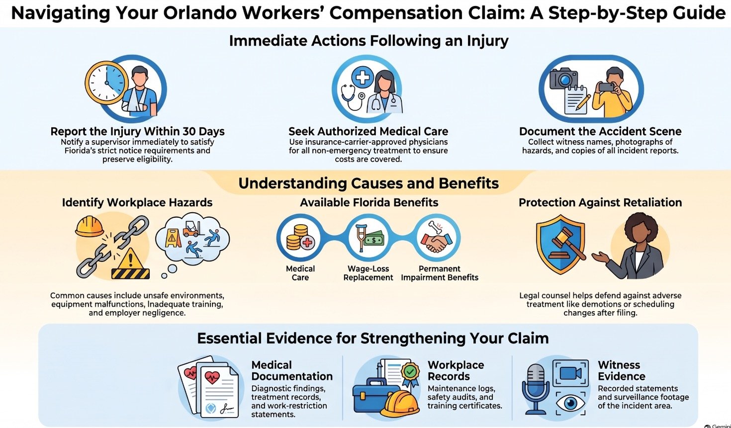 Orlando Workers Comp Accident Causes Lawyer
