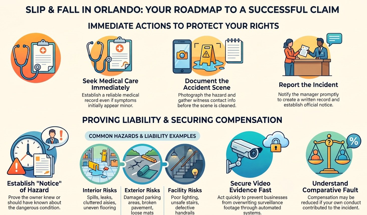 Orlando Slip & Fall Stores & Premises Lawyer