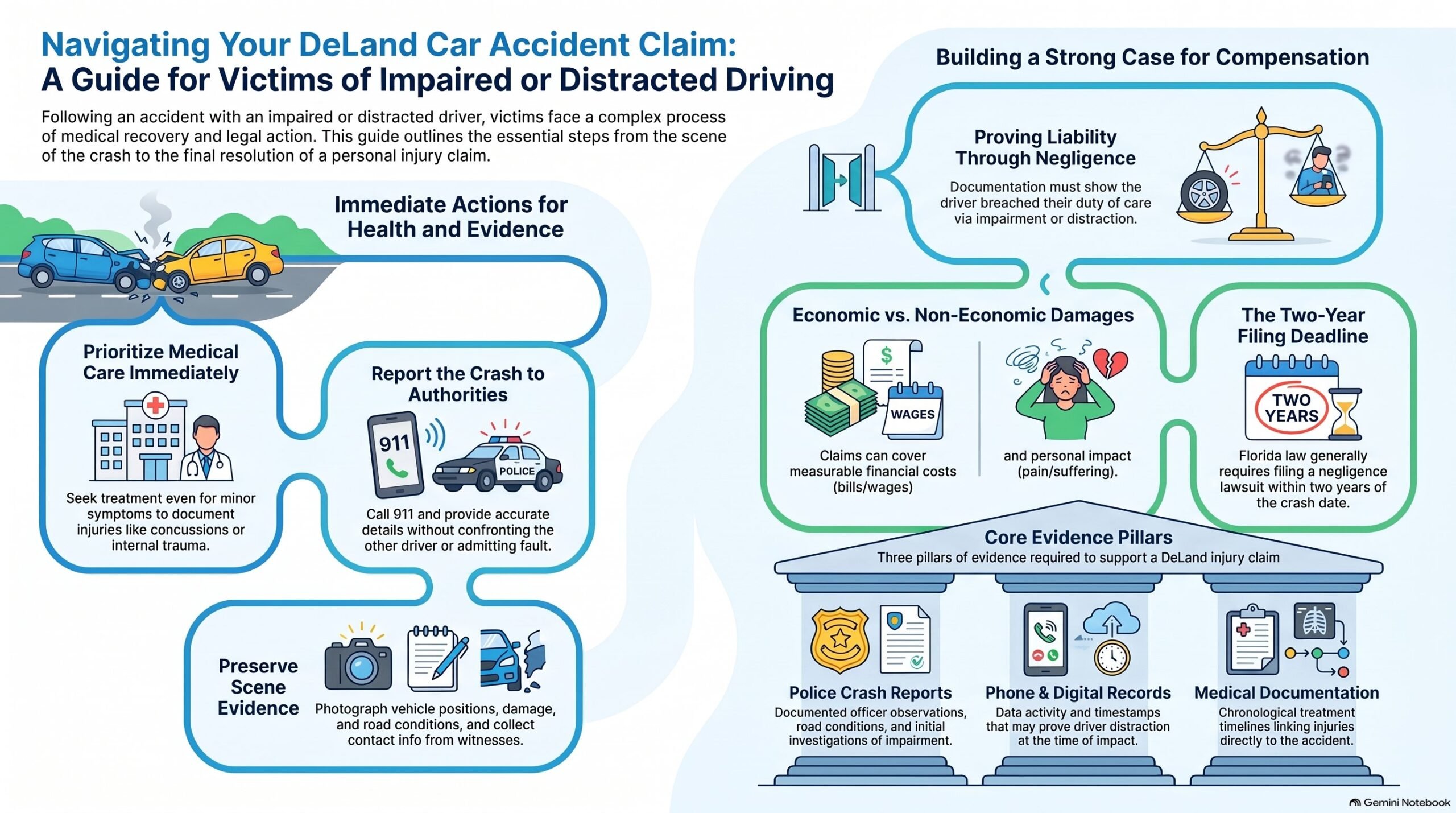 DeLand Car Accident Claim Guide