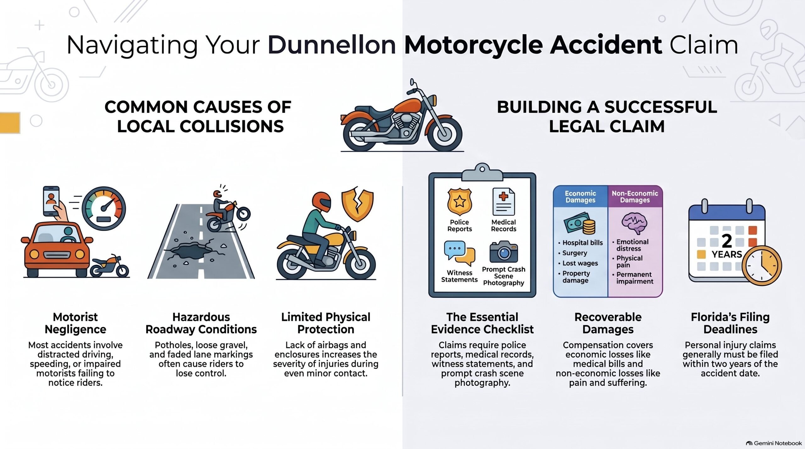 Dunnellon Motorcycle Claim Guide