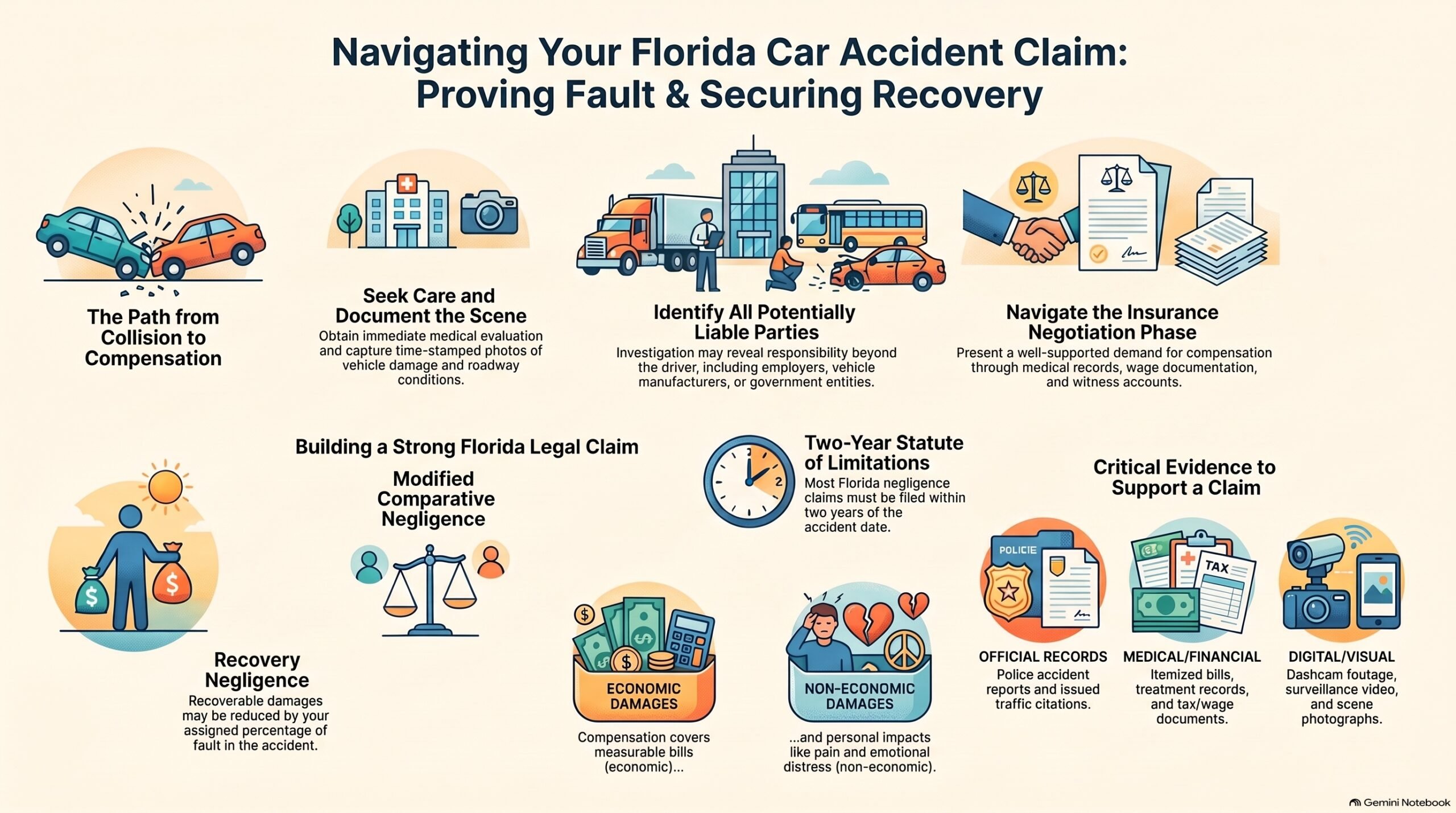 Florida Car Accident Claim Guide