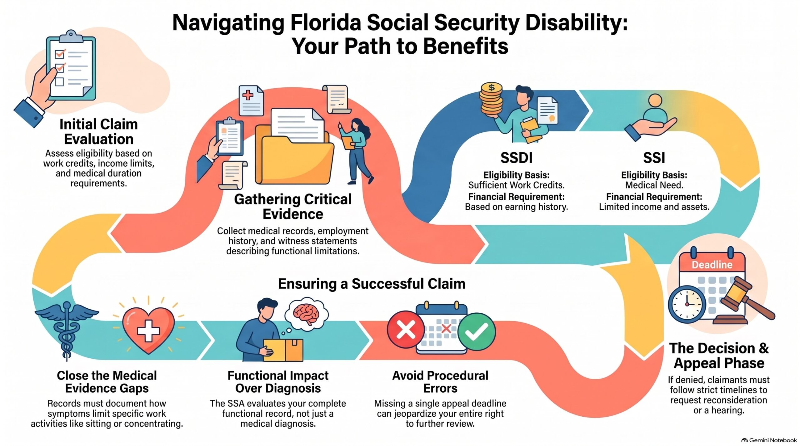 Guía del Camino de Reclamaciones por Discapacidad en Florida