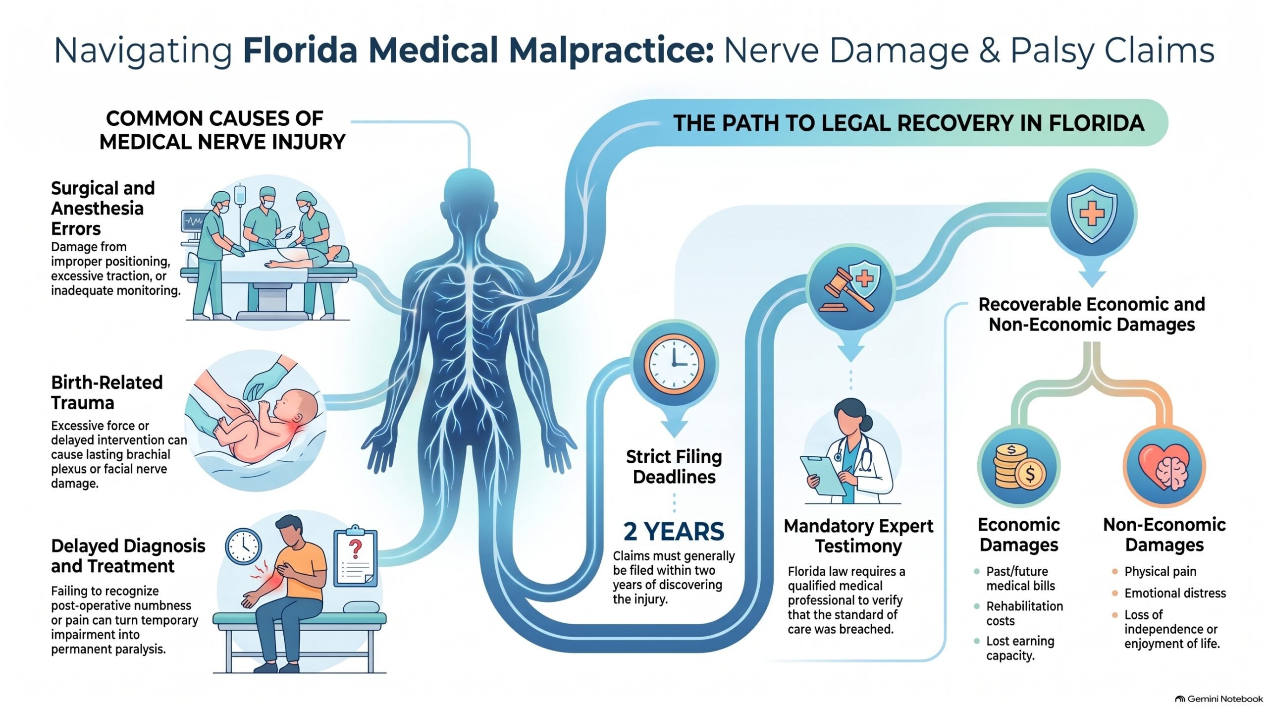 Florida Nerve Damage Malpractice Guide