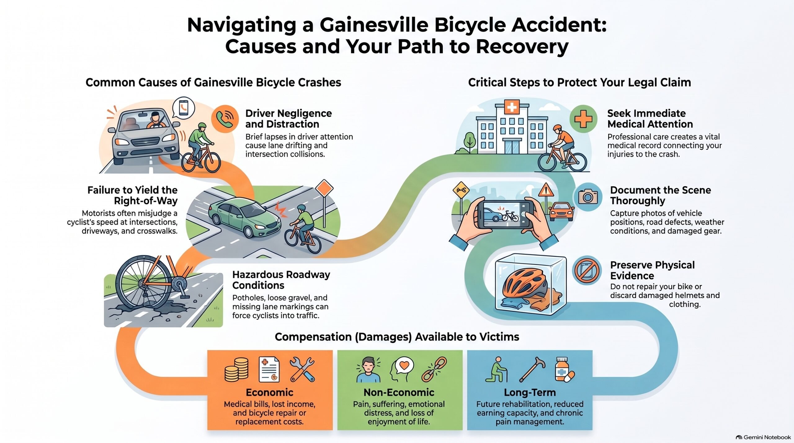 Gainesville Bicycle Accident Recovery Guide