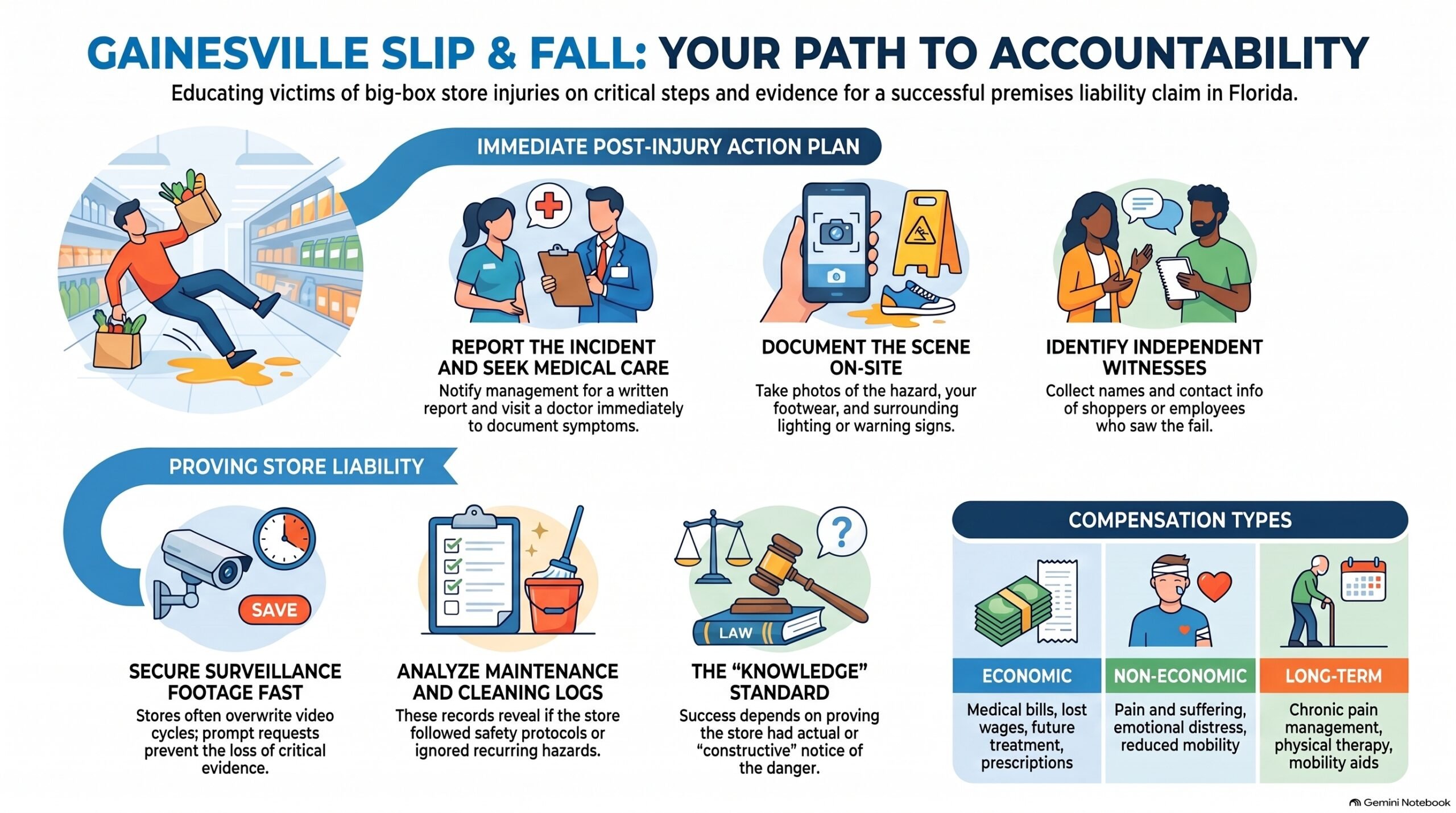 Gainesville Slip and Fall Guide