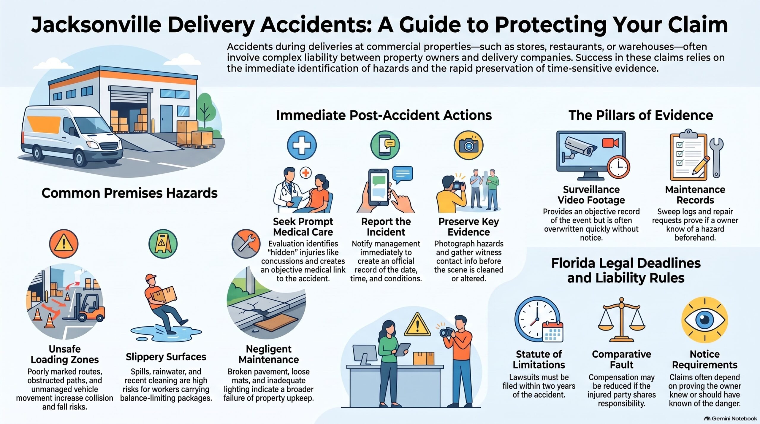 Jacksonville Delivery Accident Claims