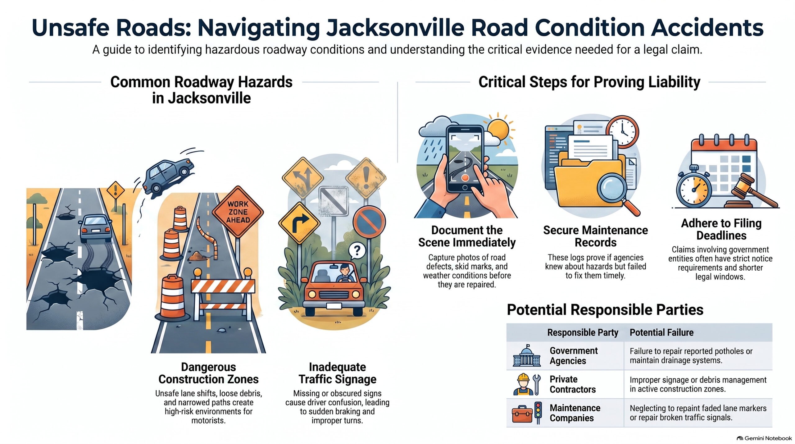 Guía de Accidentes de Carretera en Jacksonville